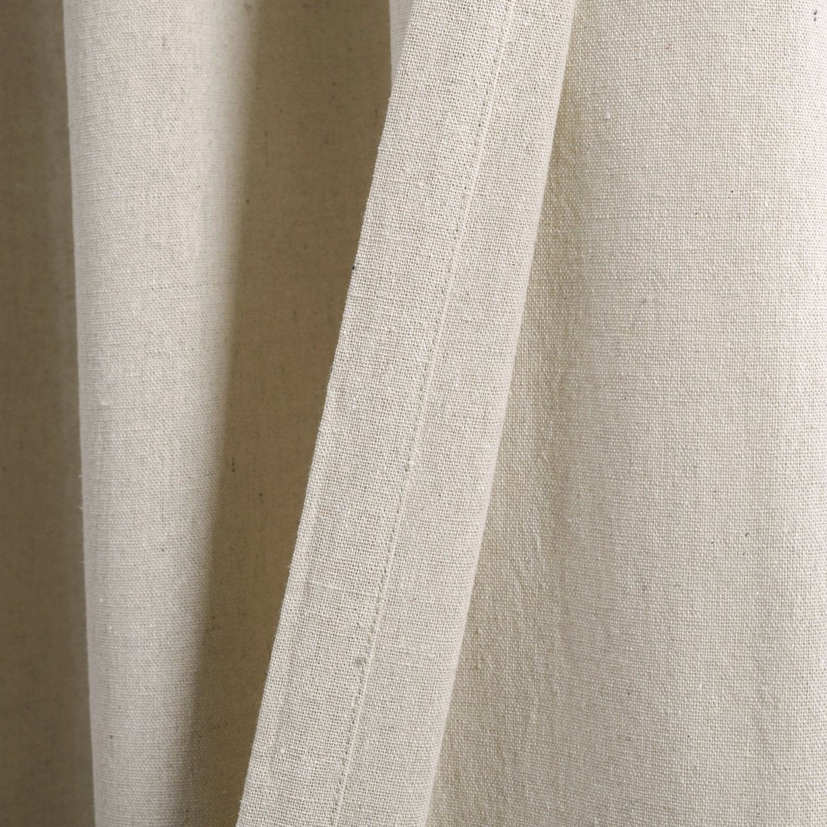 Linen Lace Window Curtain Panel Set - Image 13
