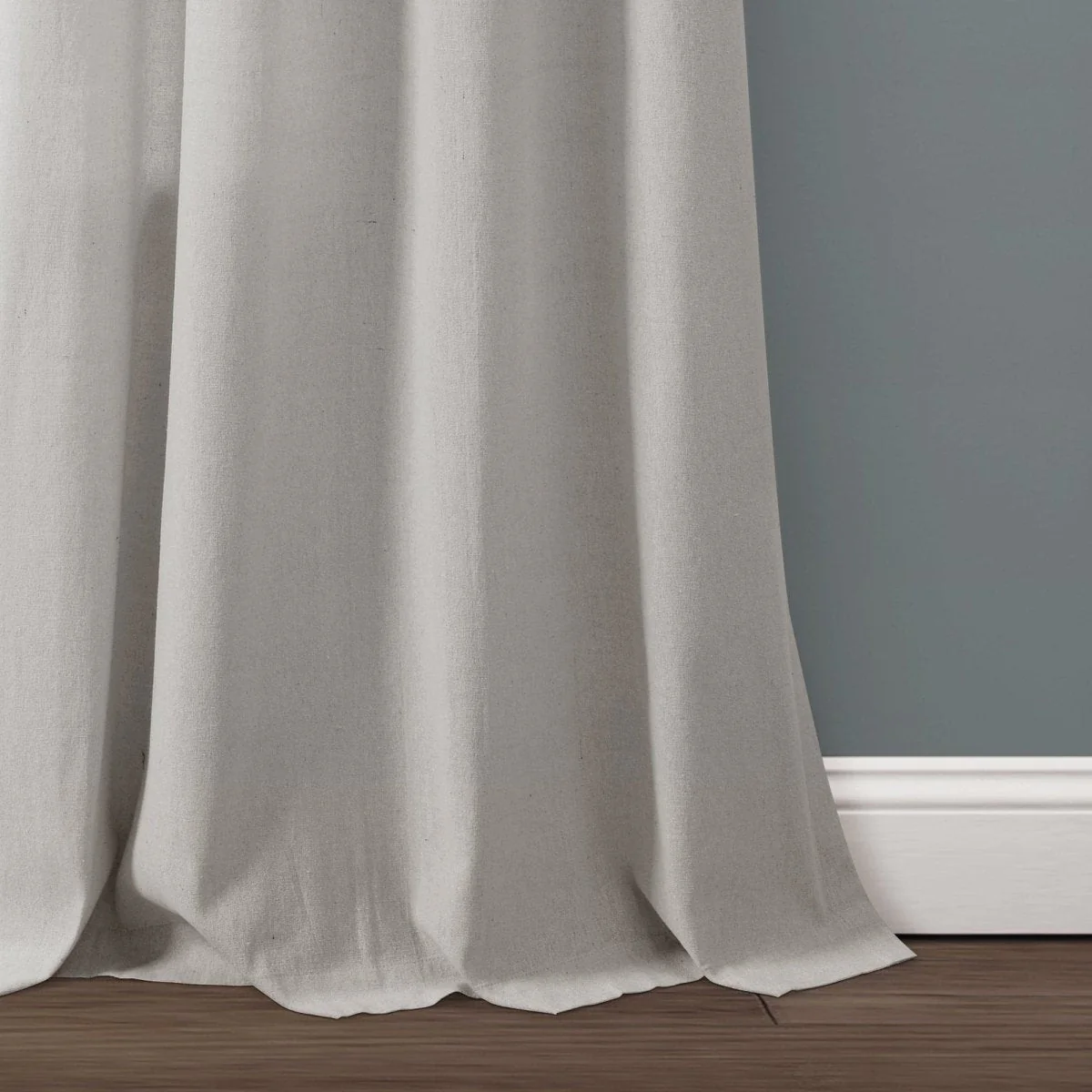 Linen Lace Window Curtain Panel Set - Image 16