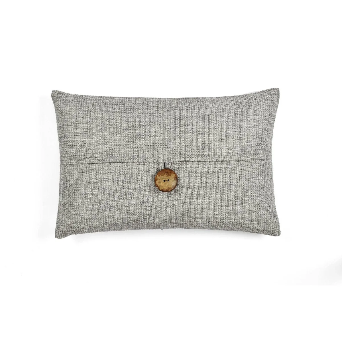 Linen Texture Woven Button Decorative Pillow Cover - Image 11
