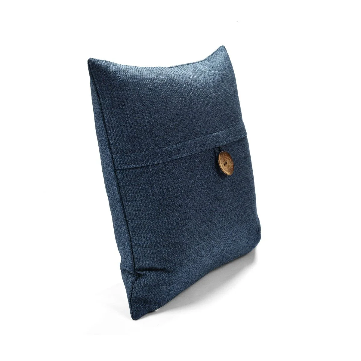 Linen Texture Woven Button Decorative Pillow Cover - Image 29