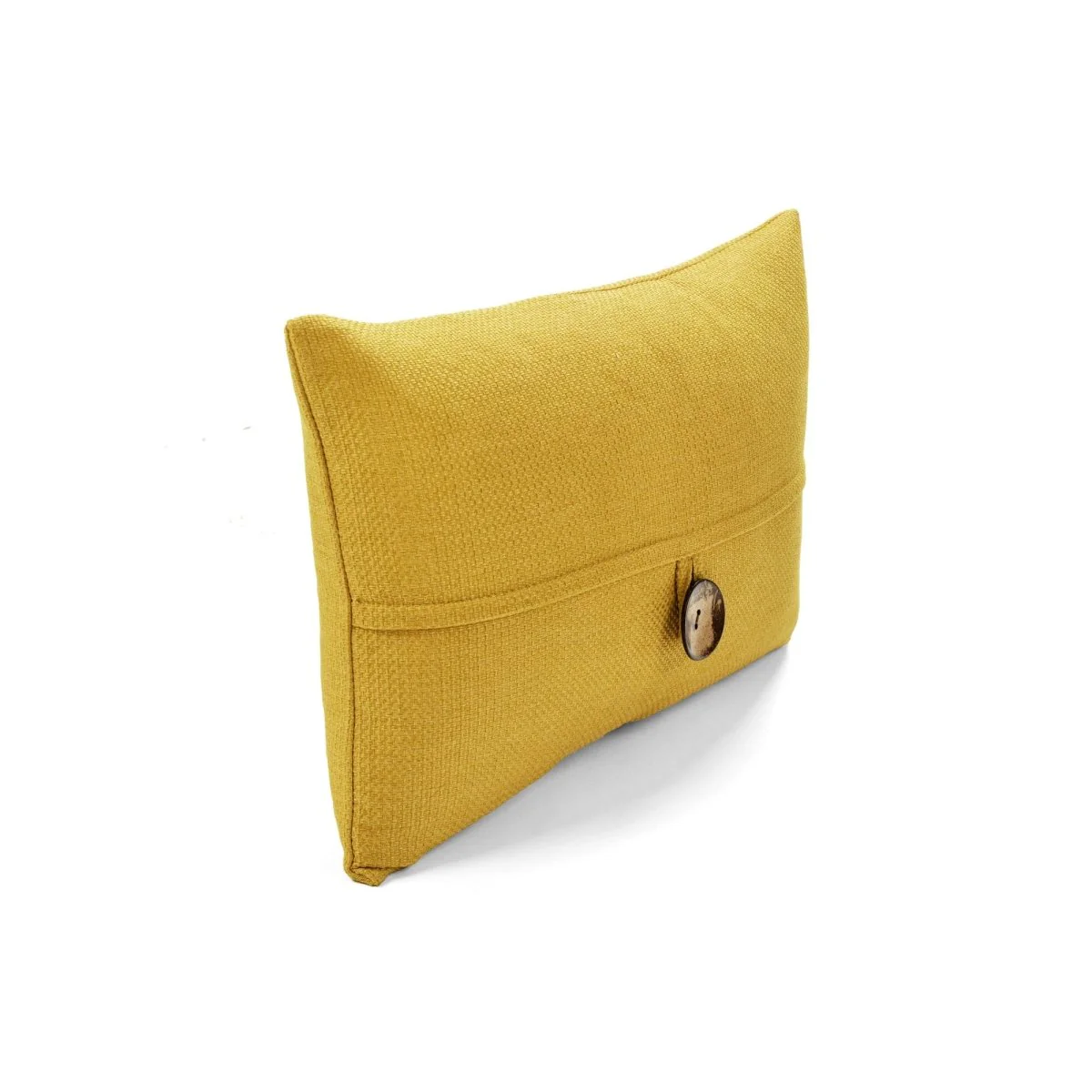 Linen Texture Woven Button Decorative Pillow Cover - Image 34