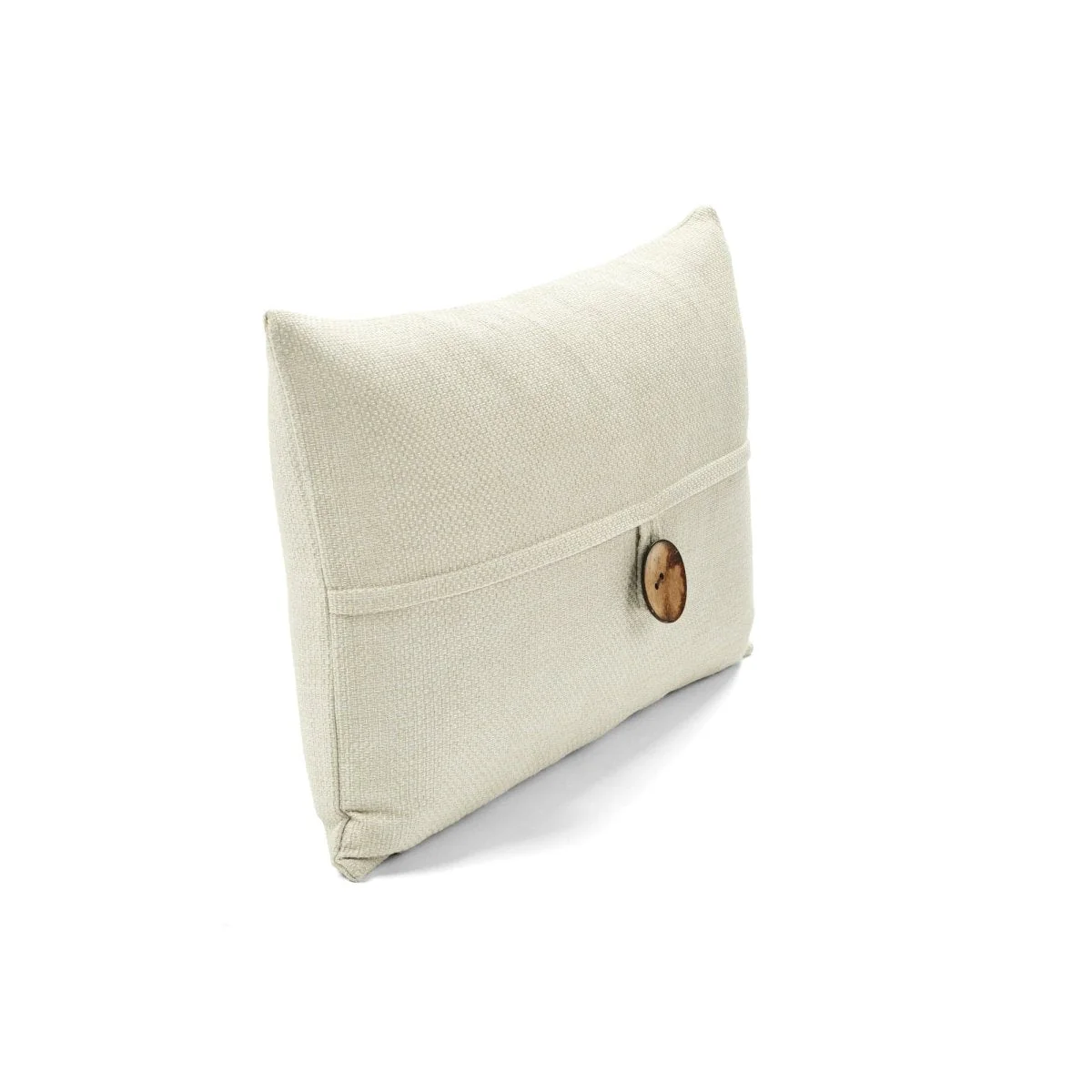 Linen Texture Woven Button Decorative Pillow Cover - Image 37