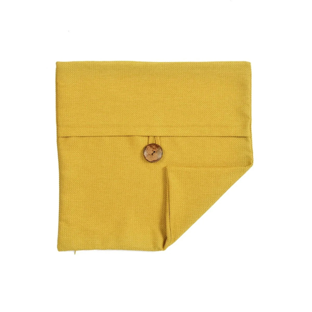 Linen Texture Woven Button Decorative Pillow Cover - Image 40