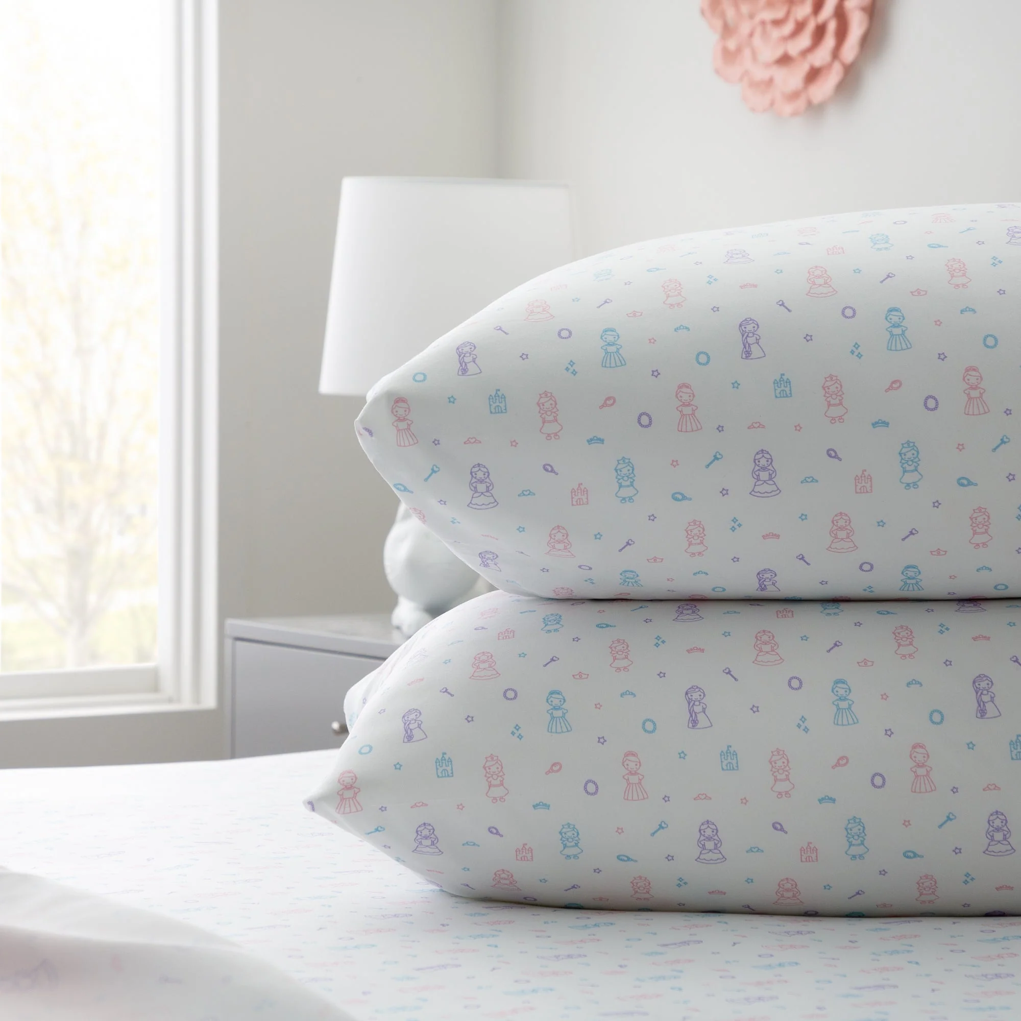 Linenspa Microfiber Sheet Set Full Princess Pattern - Image 3