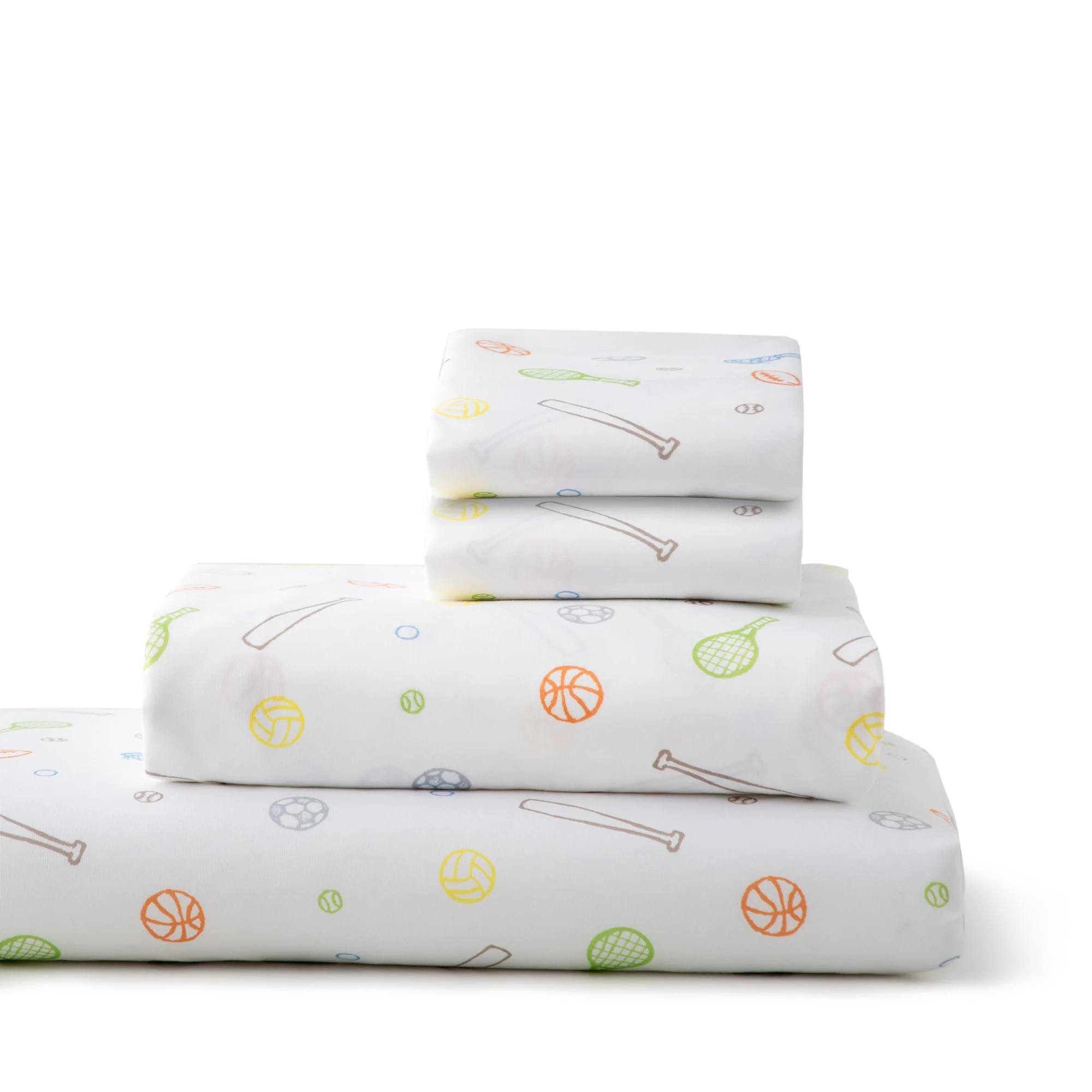 Linenspa Microfiber Sheet Set Full Sport Pattern - Image 2