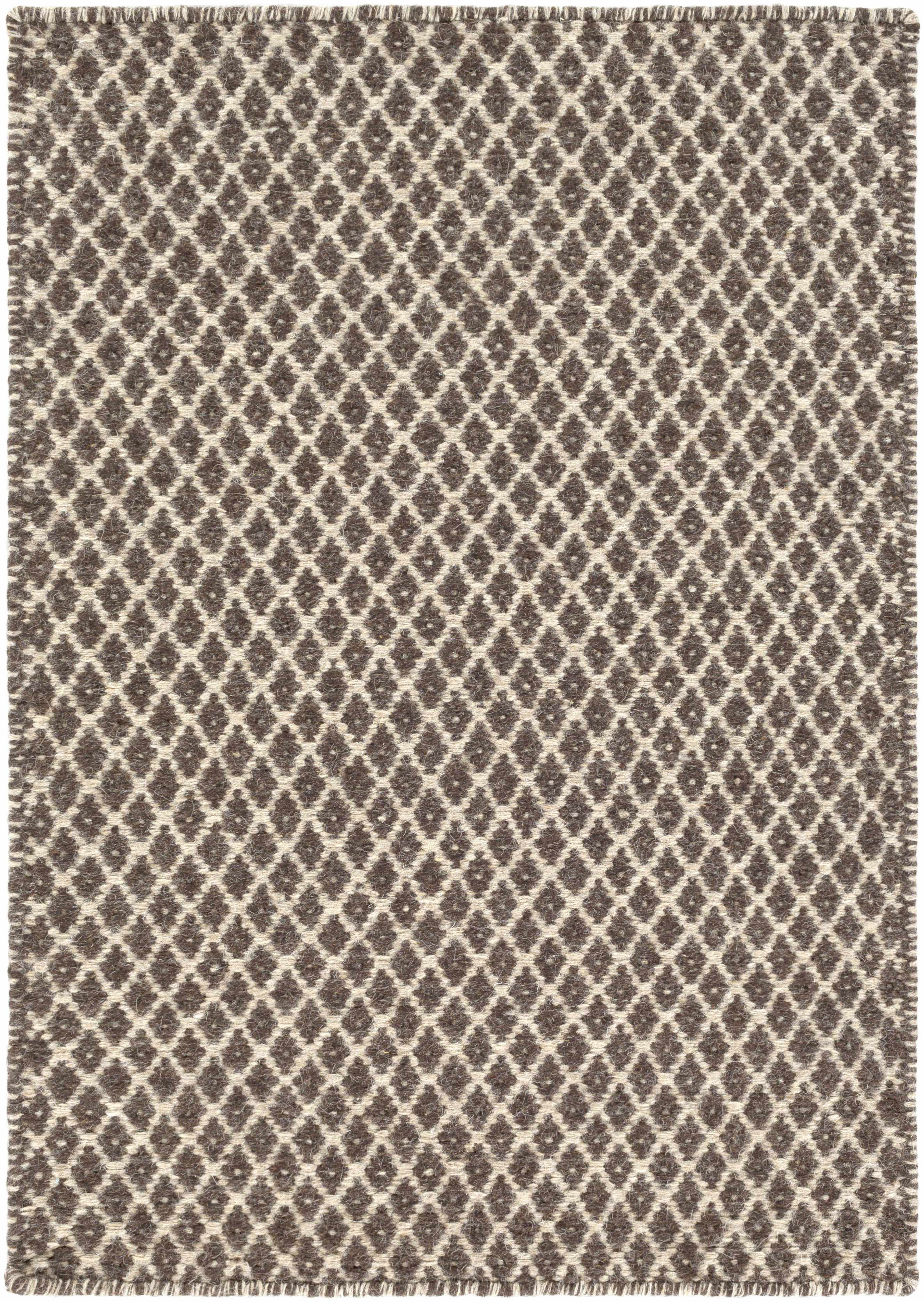 Lingo Brown Trellis Flatweave Rug - Clearance - Image 8