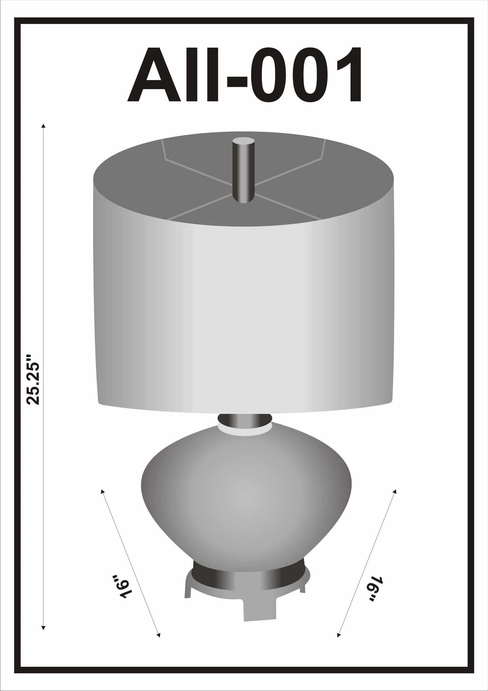 Lintangan Table Lamp - Clearance - Image 2