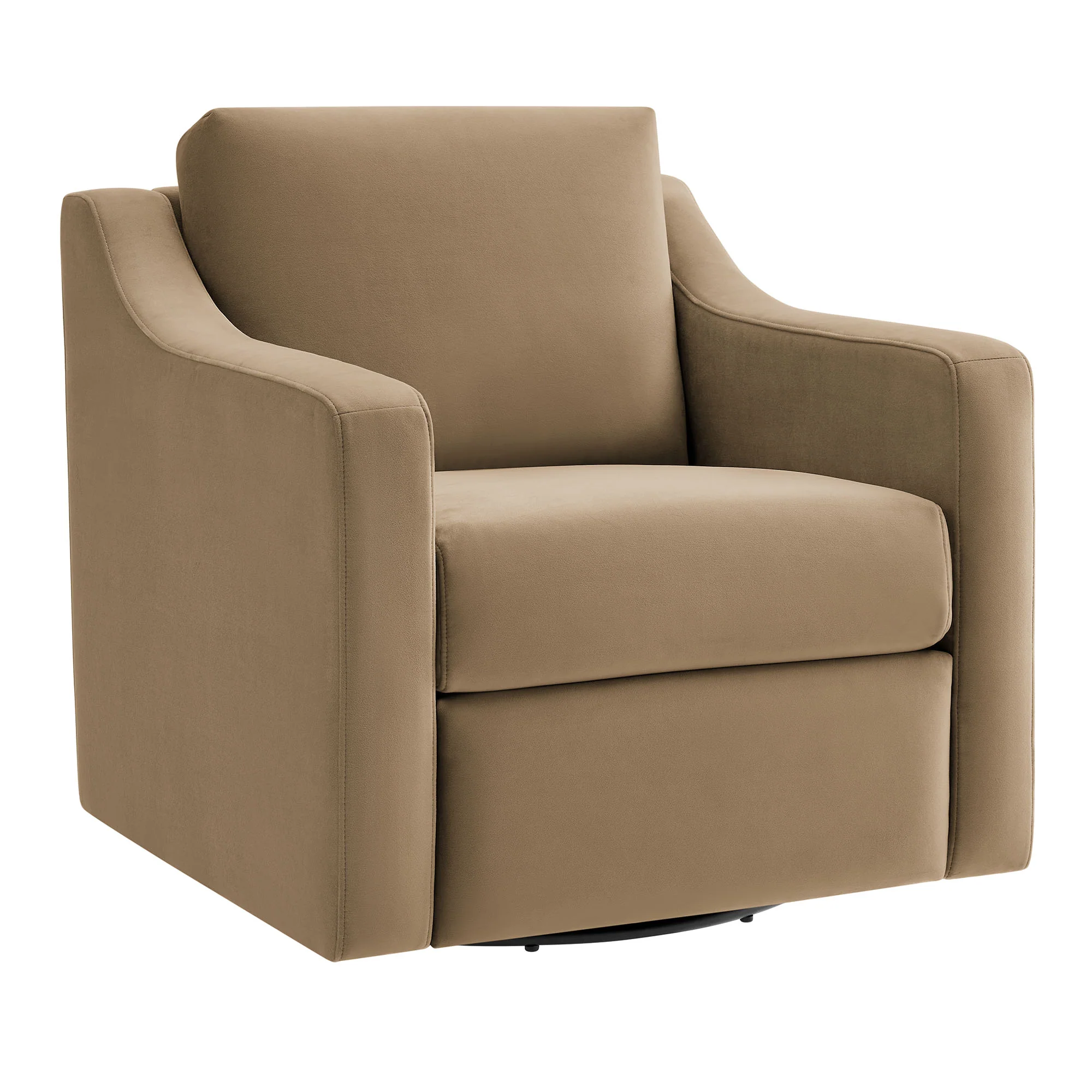Liora Performance Velvet Swivel Armchair by Modway - Image 28