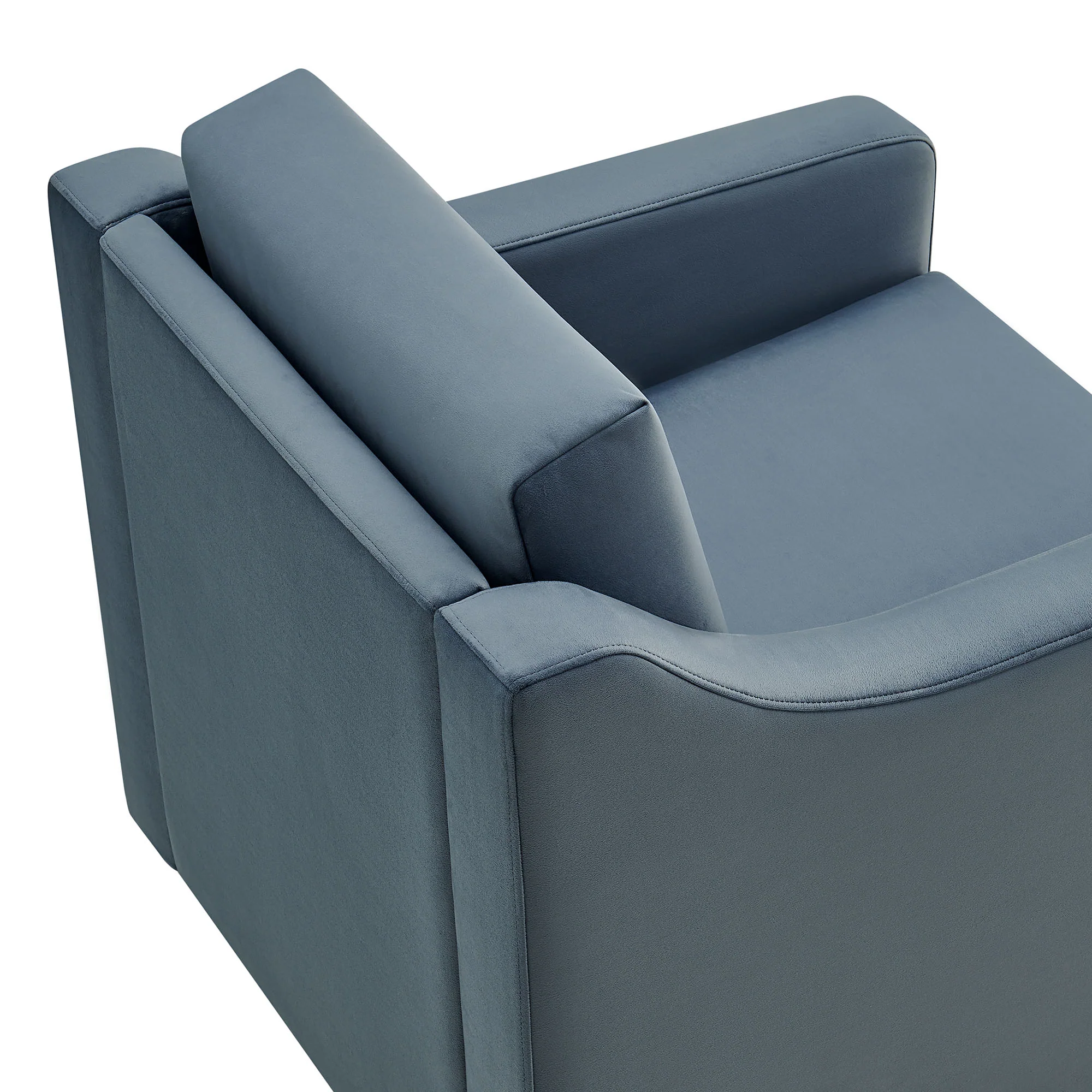 Liora Performance Velvet Swivel Armchair by Modway - Image 7