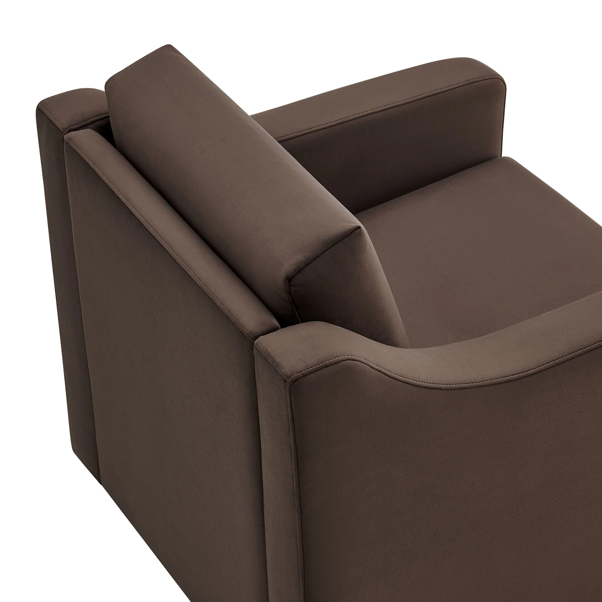 Liora Performance Velvet Swivel Armchair by Modway - Image 9