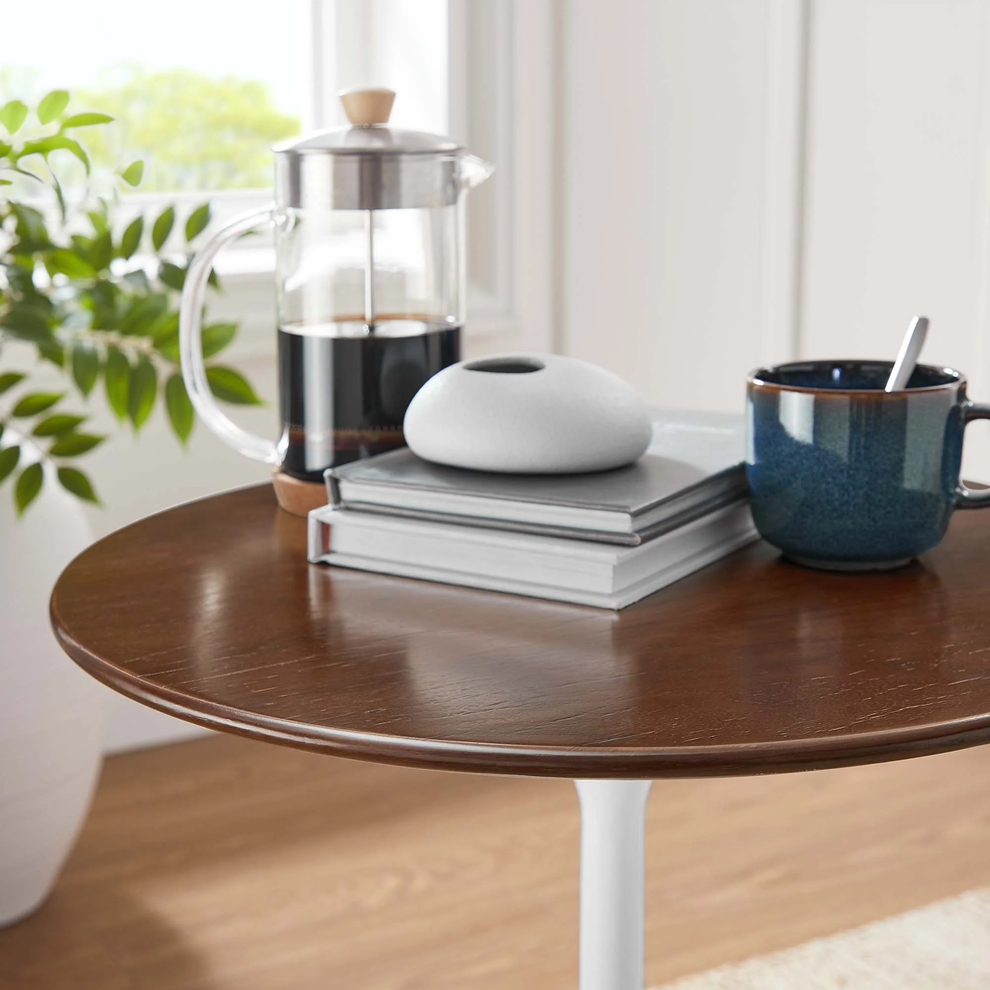 Lippa 20" Round Wood Side Table by Modway - Image 7