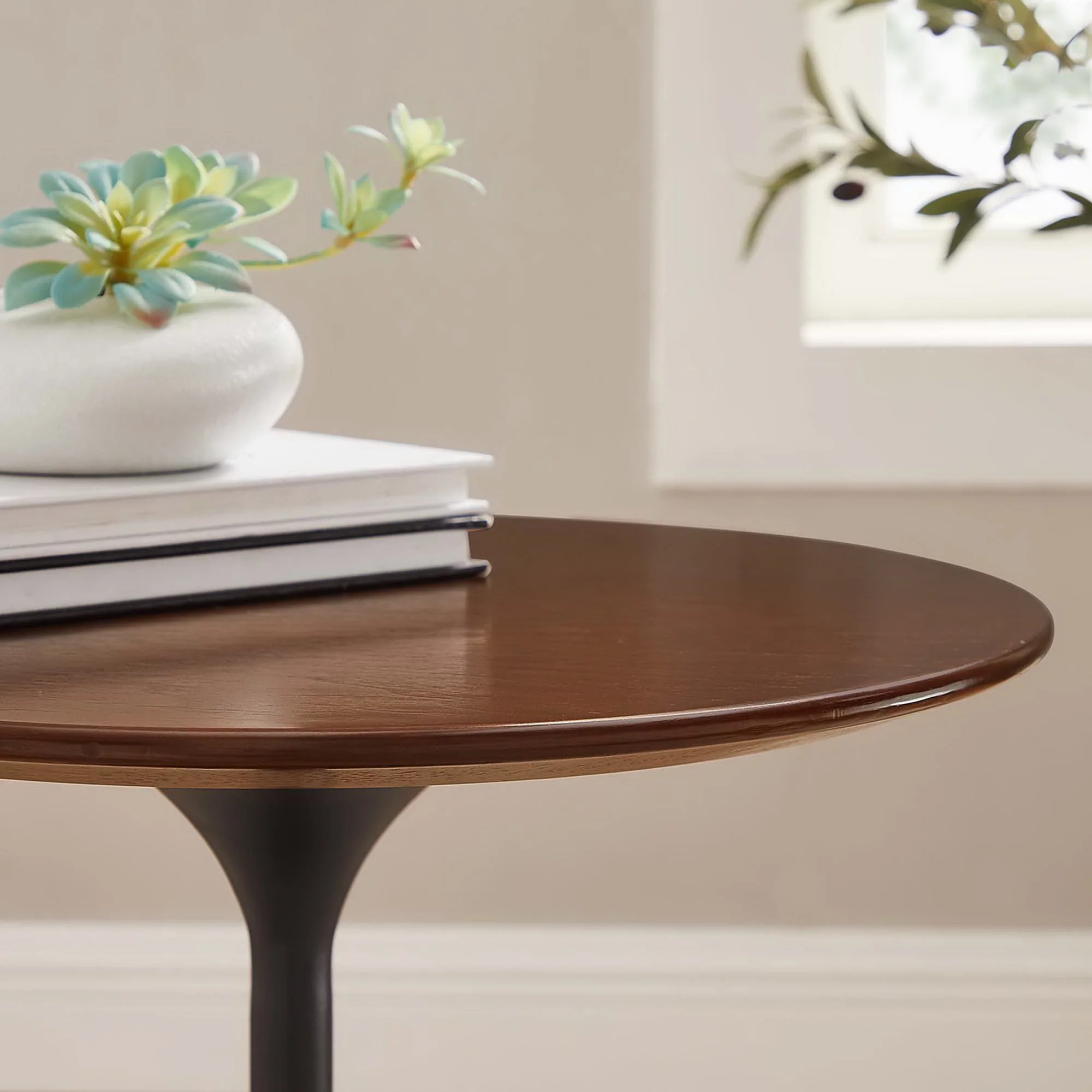 Lippa 20" Round Wood Side Table by Modway - Image 7