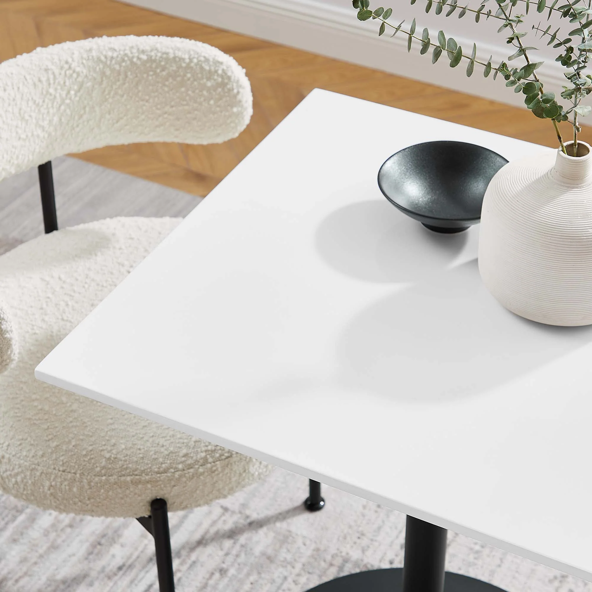 Lippa 24" Square Wood Dining Table by Modway - Image 7