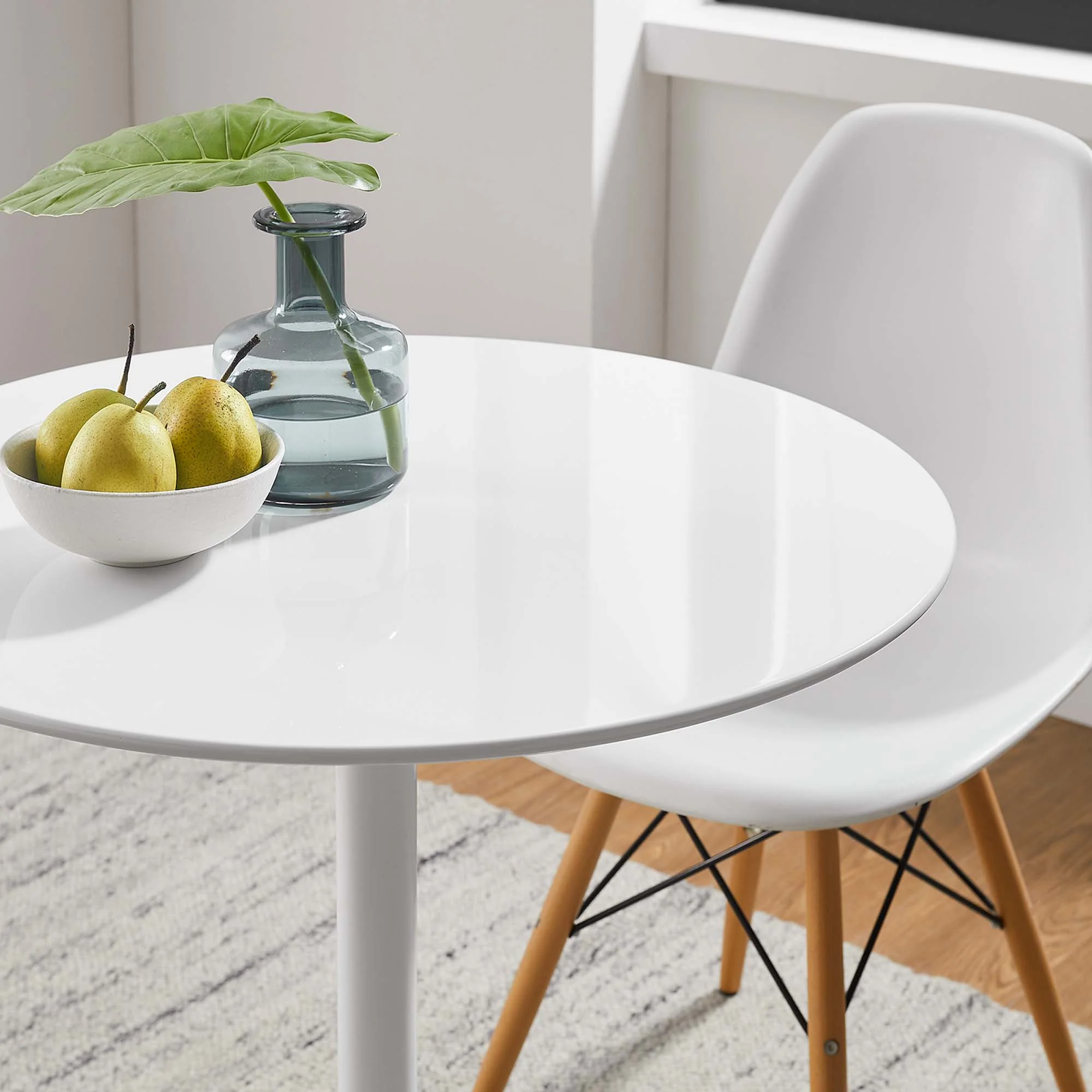 Lippa 28" Round Wood Dining Table by Modway - Image 7
