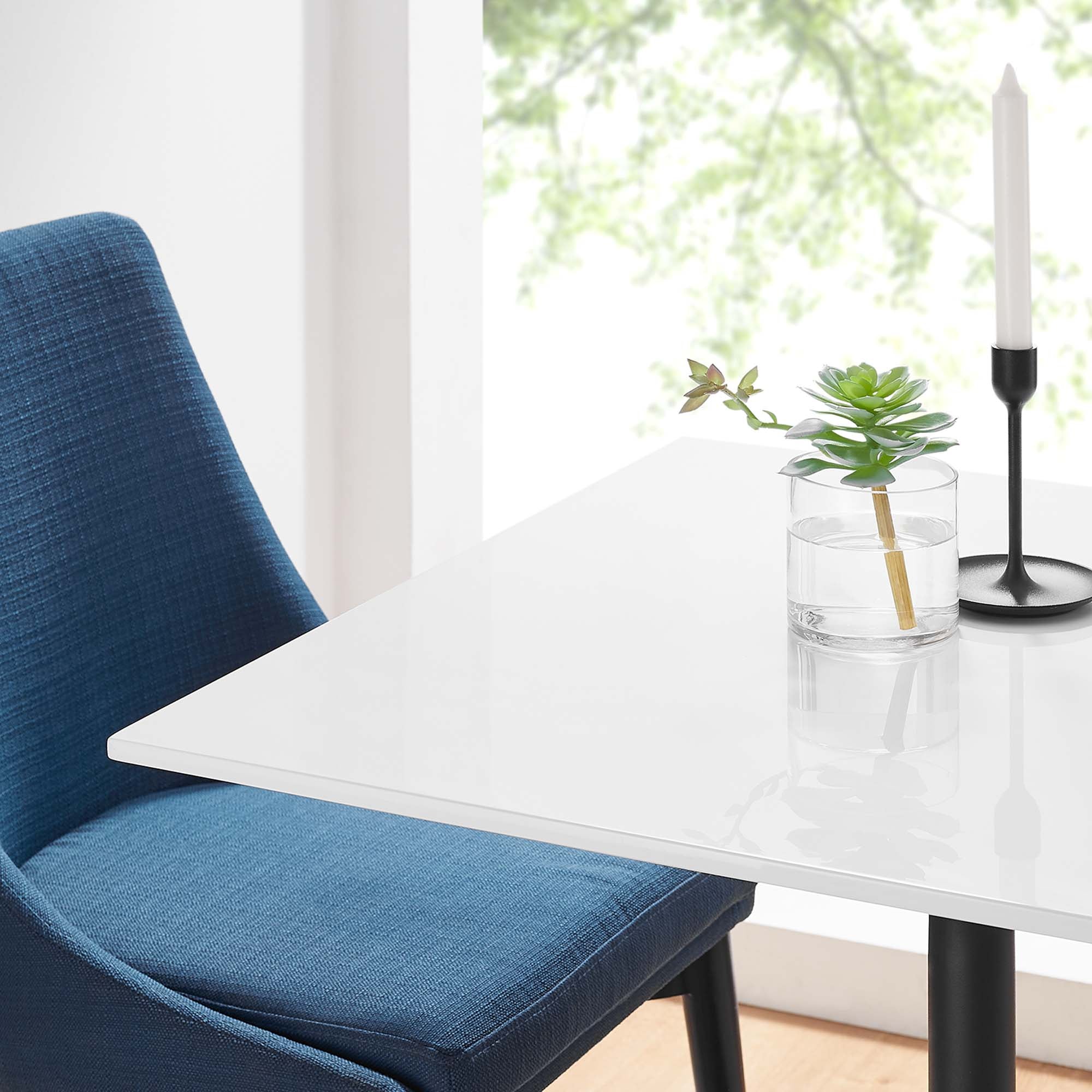 Lippa 28" Square Wood Dining Table by Modway - Image 7