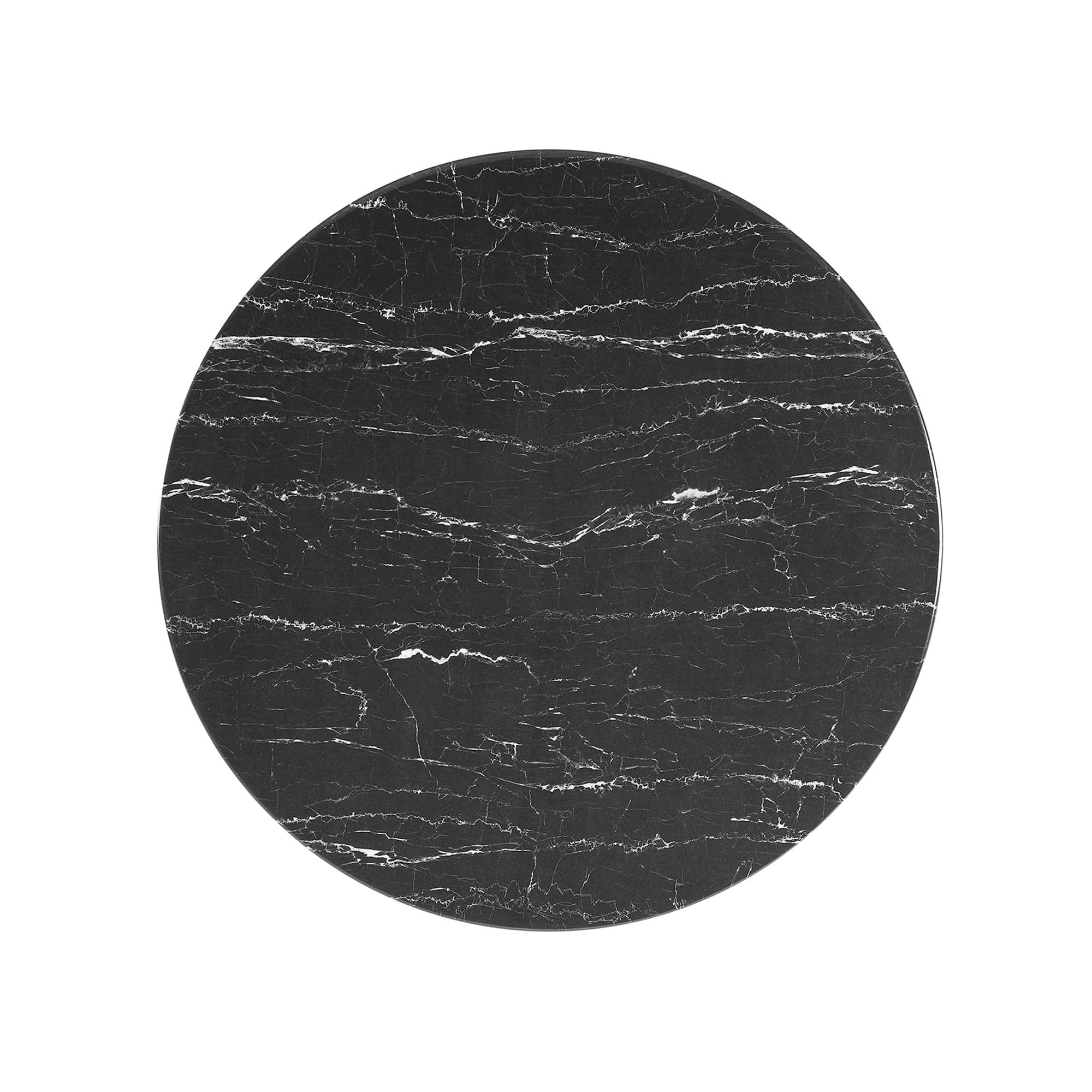 Lippa 36" Round Faux Marble Coffee Table by Modway - Image 4