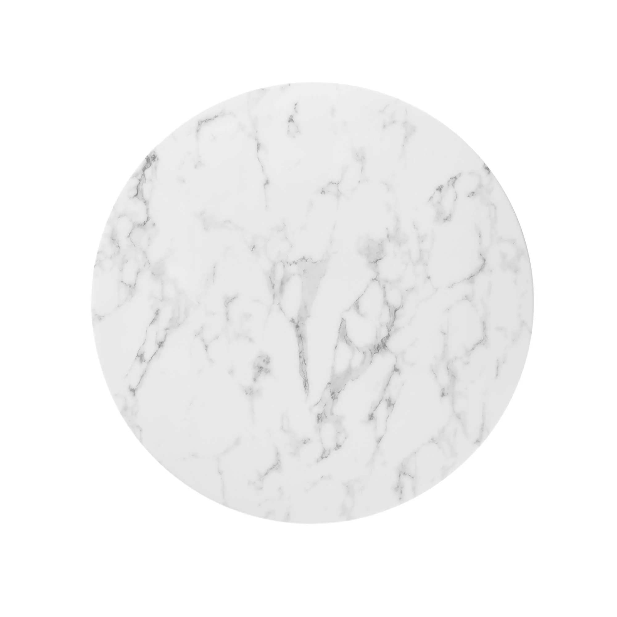 Lippa 36" Round Faux Marble Dining Table by Modway - Image 4