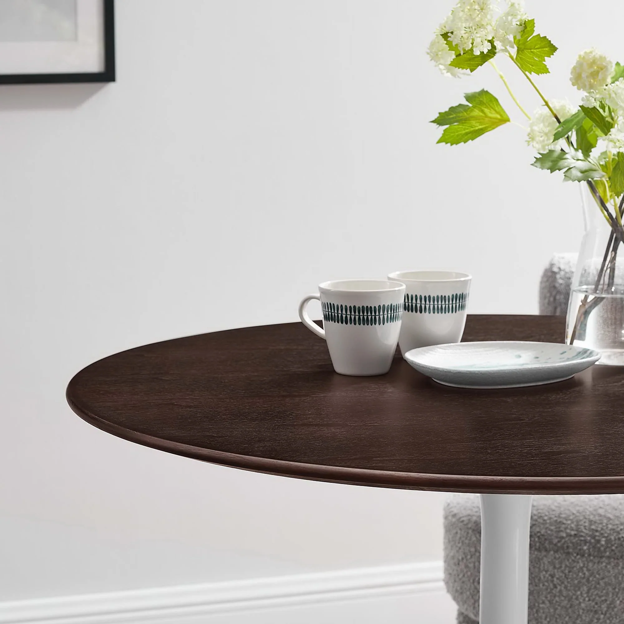 Lippa 36" Round Wood Dining Table by Modway - Image 7