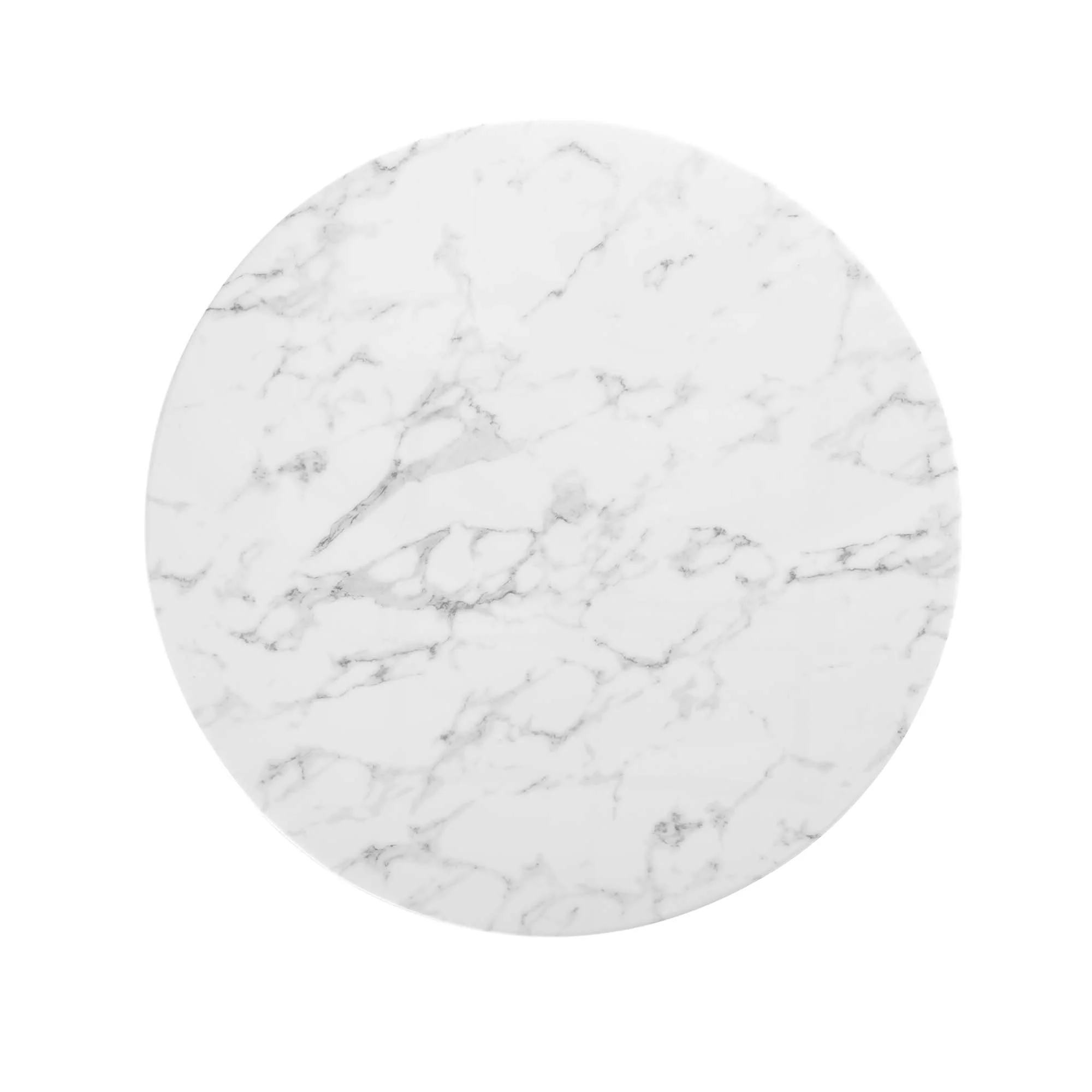 Lippa 40" Round Faux Marble Dining Table - Image 4