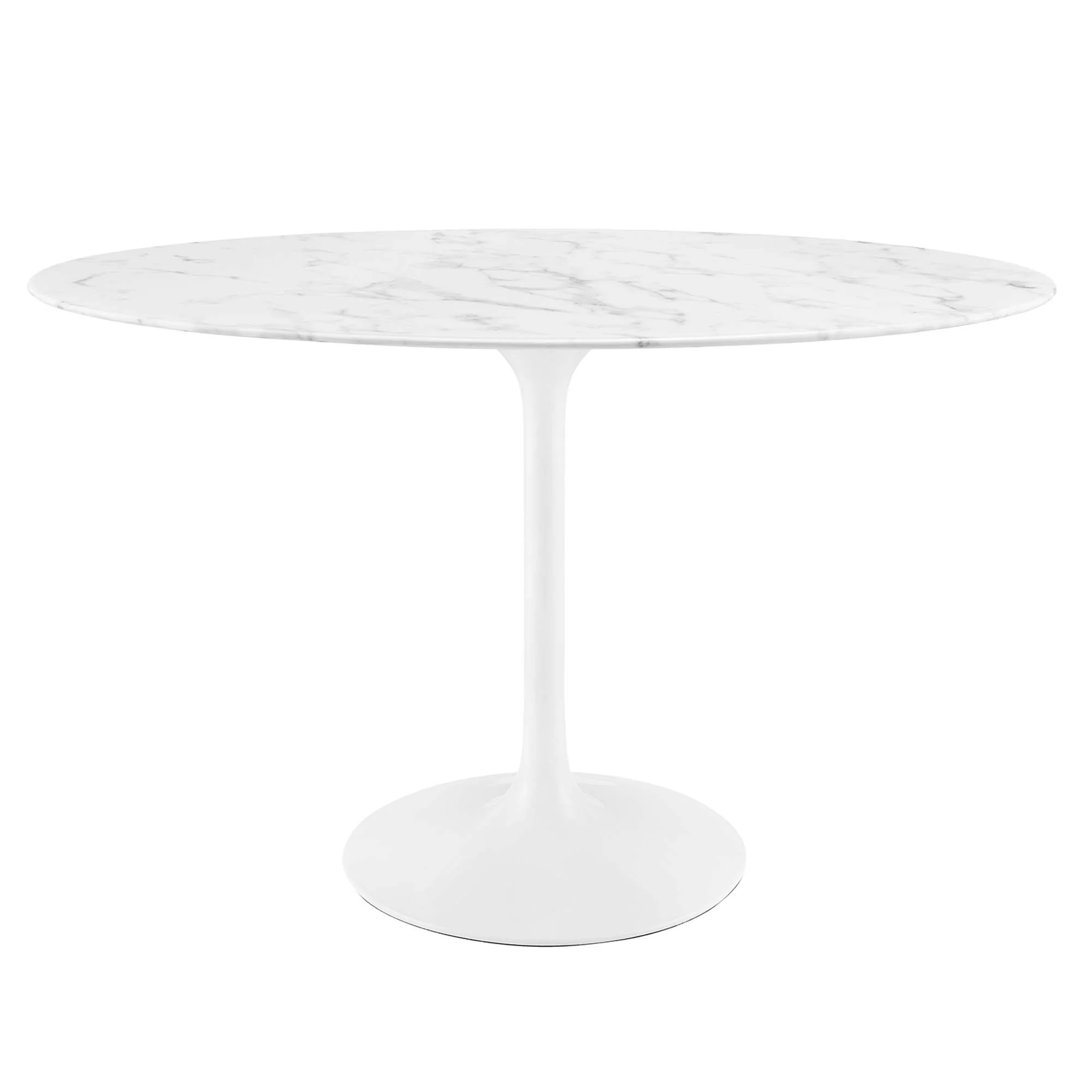 Lippa 48" Oval Faux Marble Dining Table by Modway - Image 4