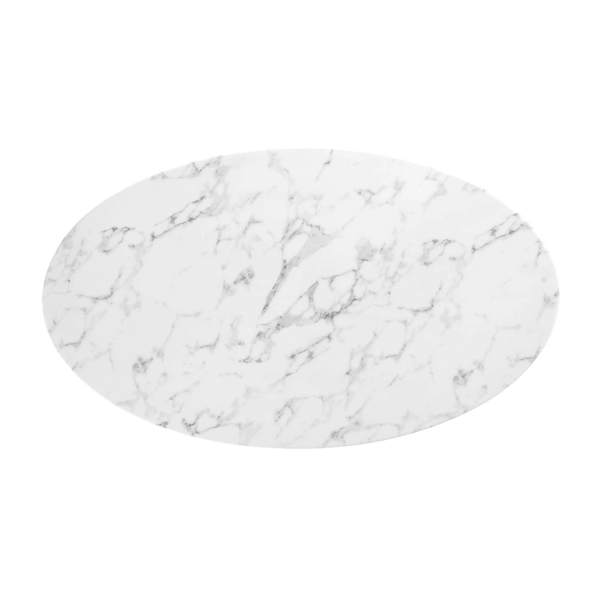 Lippa 54" Oval Faux Marble Dining Table by Modway - Image 4