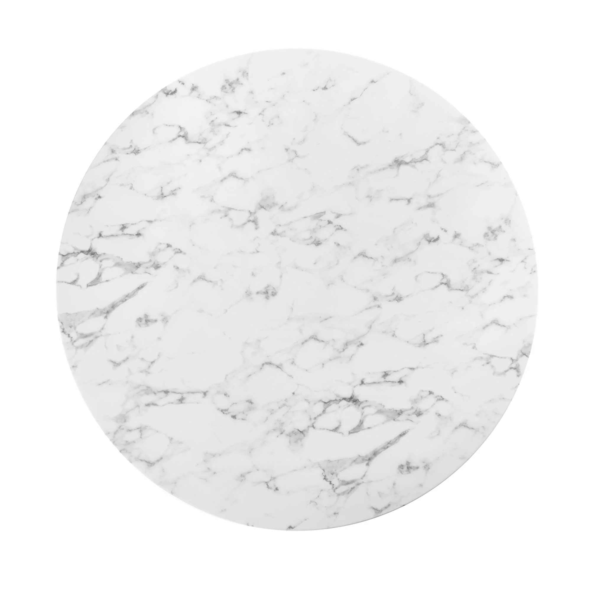 Lippa 54" Round Faux Marble Dining Table by Modway - Image 4