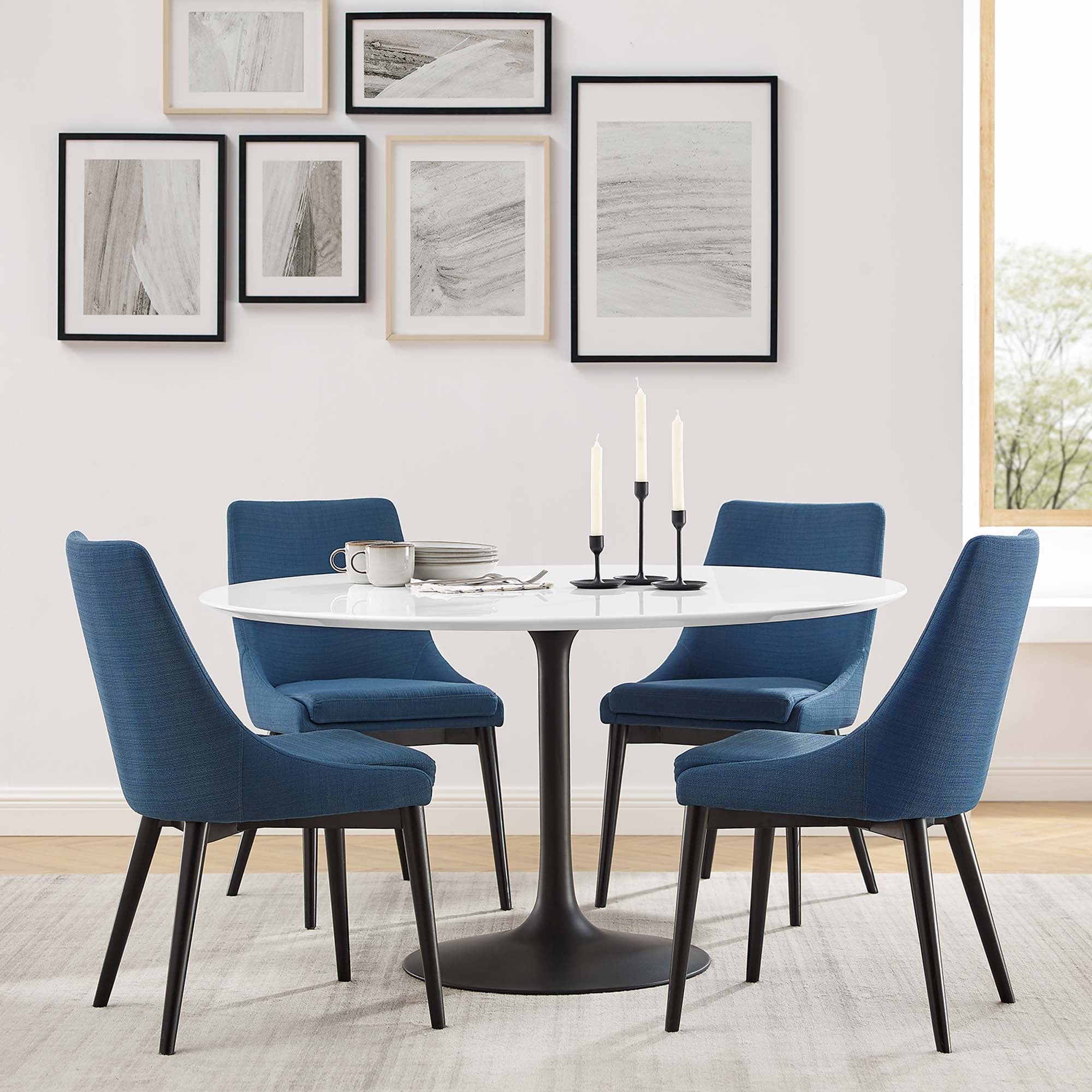 Lippa 54" Round Wood Dining Table by Modway - Image 6
