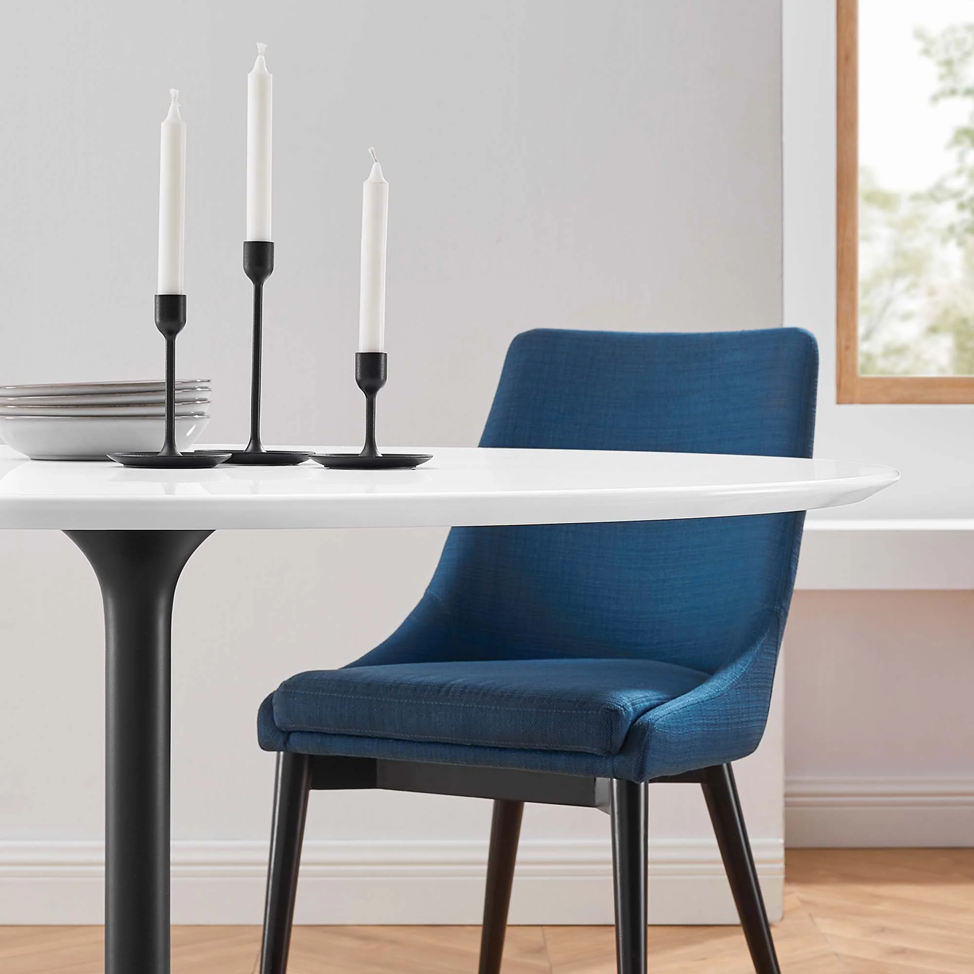 Lippa 54" Round Wood Dining Table by Modway - Image 7
