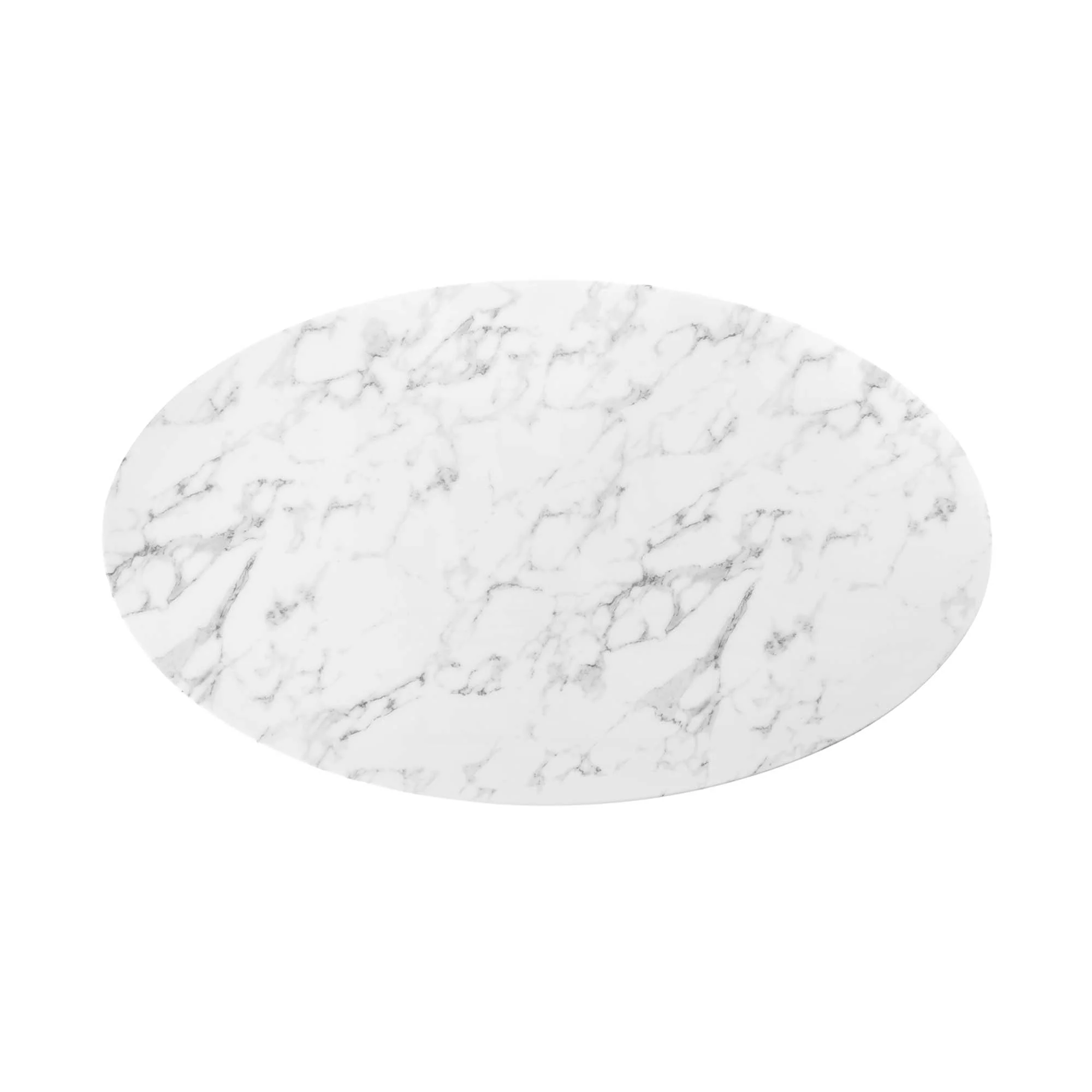 Lippa 60" Oval Faux Marble Dining Table by Modway - Image 4