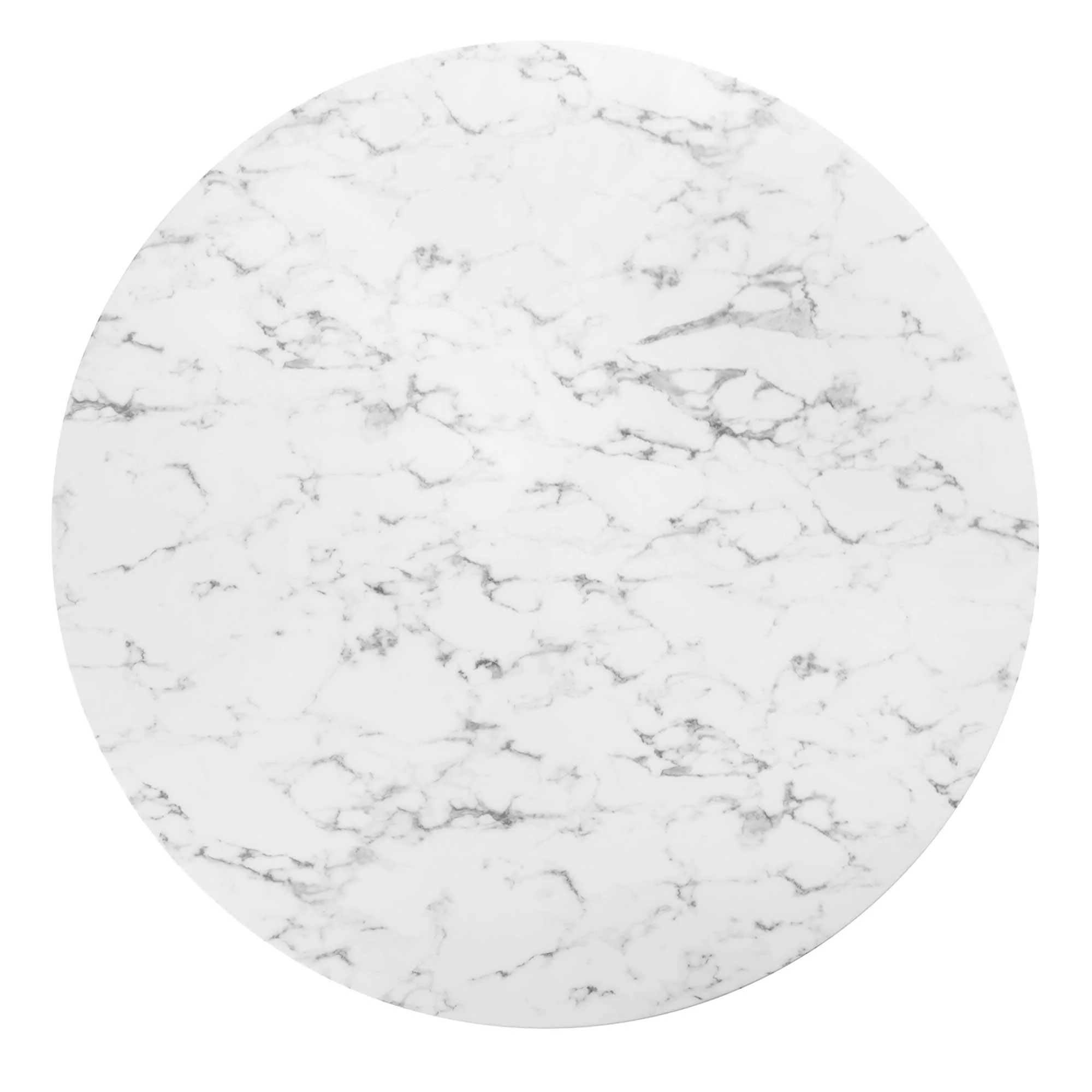 Lippa 60" Round Faux Marble Dining Table by Modway - Image 4