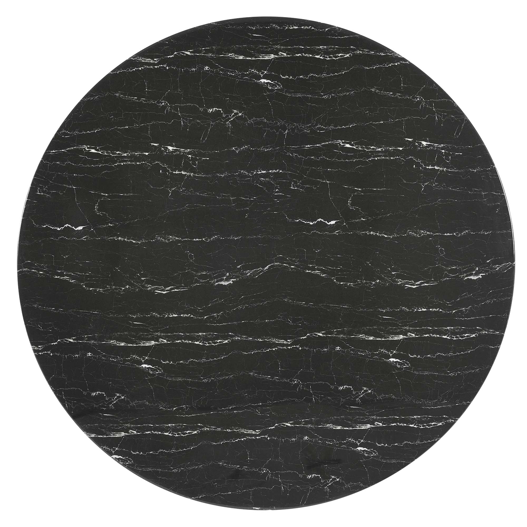 Lippa 60" Round Faux Marble Dining Table by Modway - Image 4