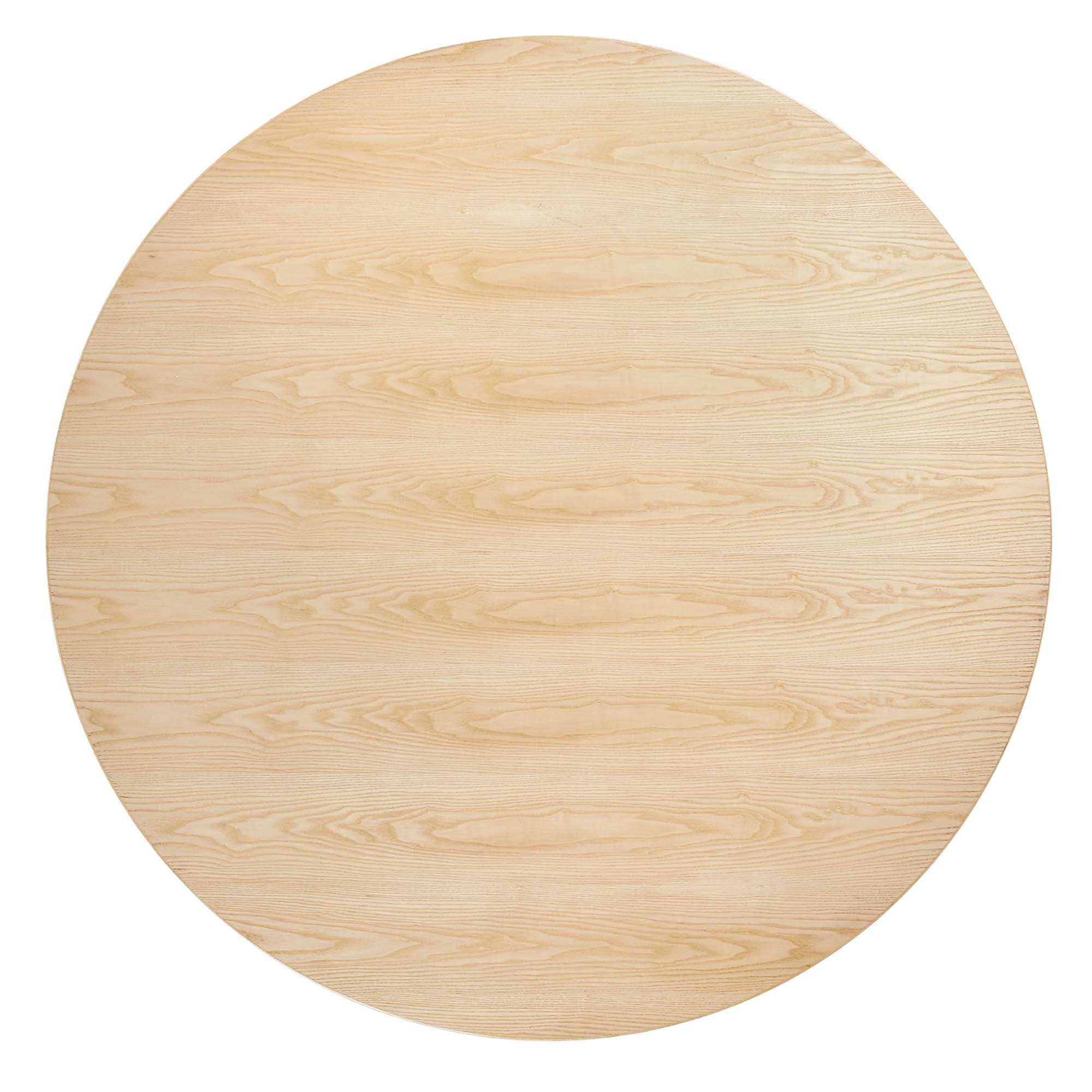 Lippa 60" Round Wood Dining Table by Modway - Image 4