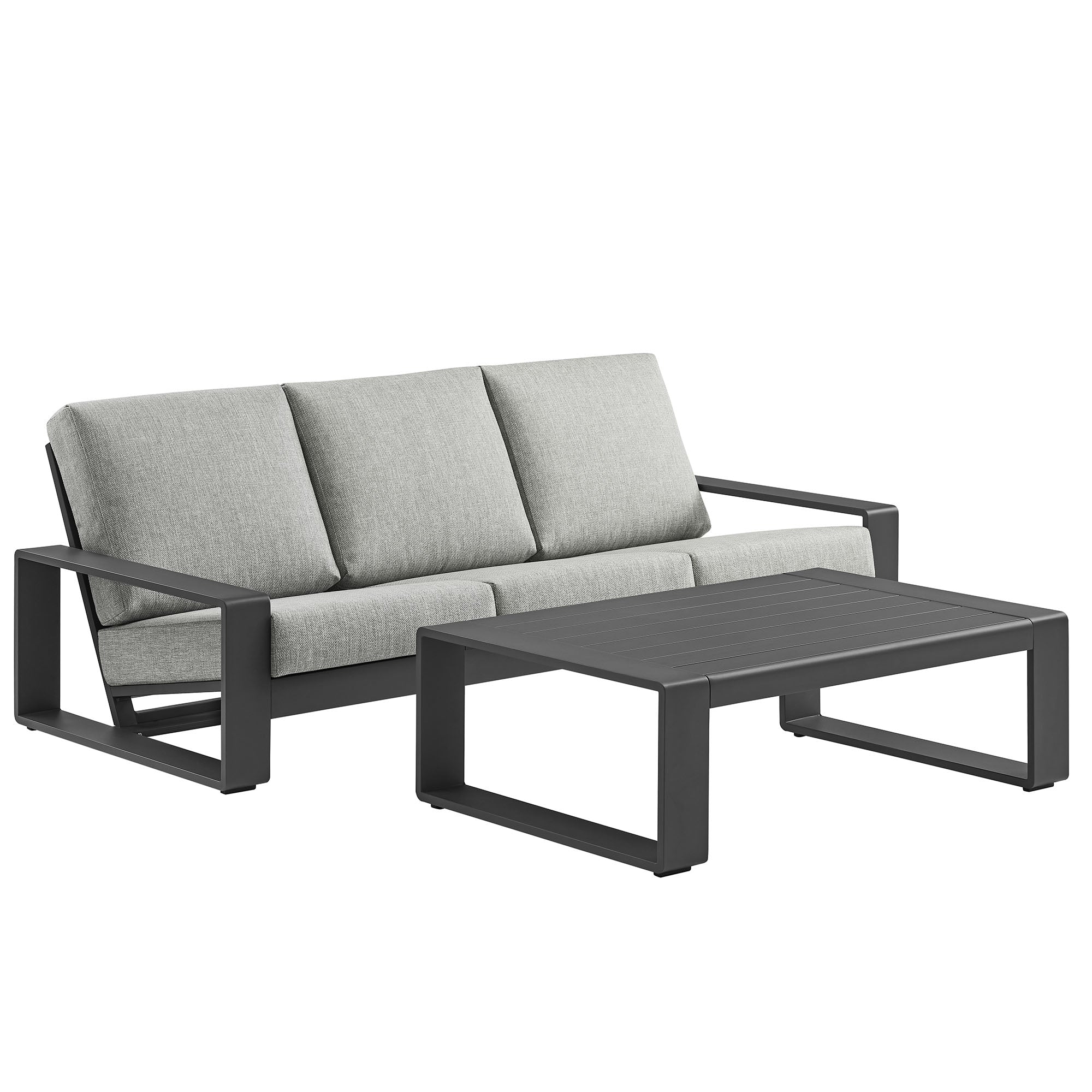 Lirienne 2-Piece Outdoor Patio Aluminum Furniture Set by Modway - Image 21