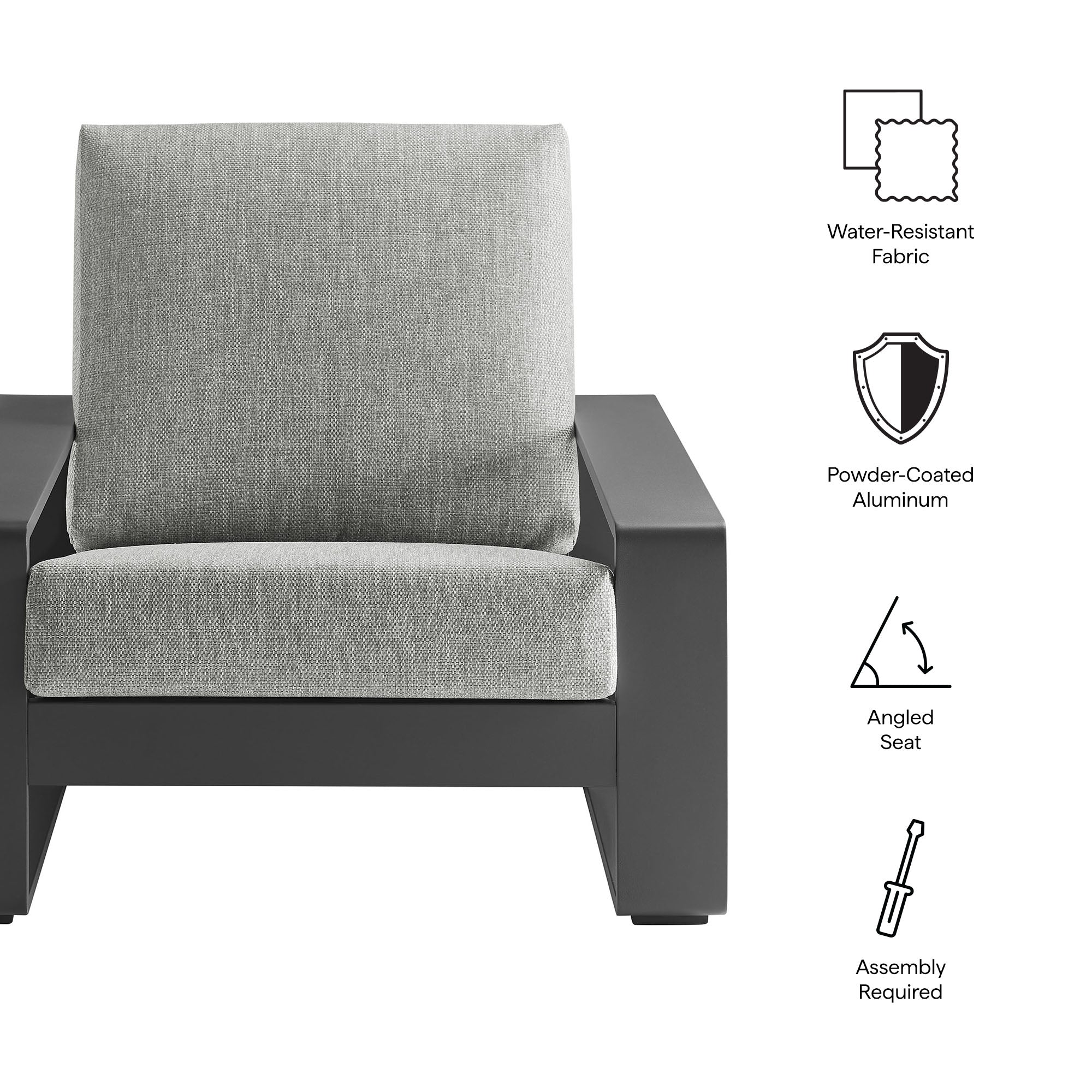 Lirienne Outdoor Patio Aluminum Armchair by Modway - Image 18