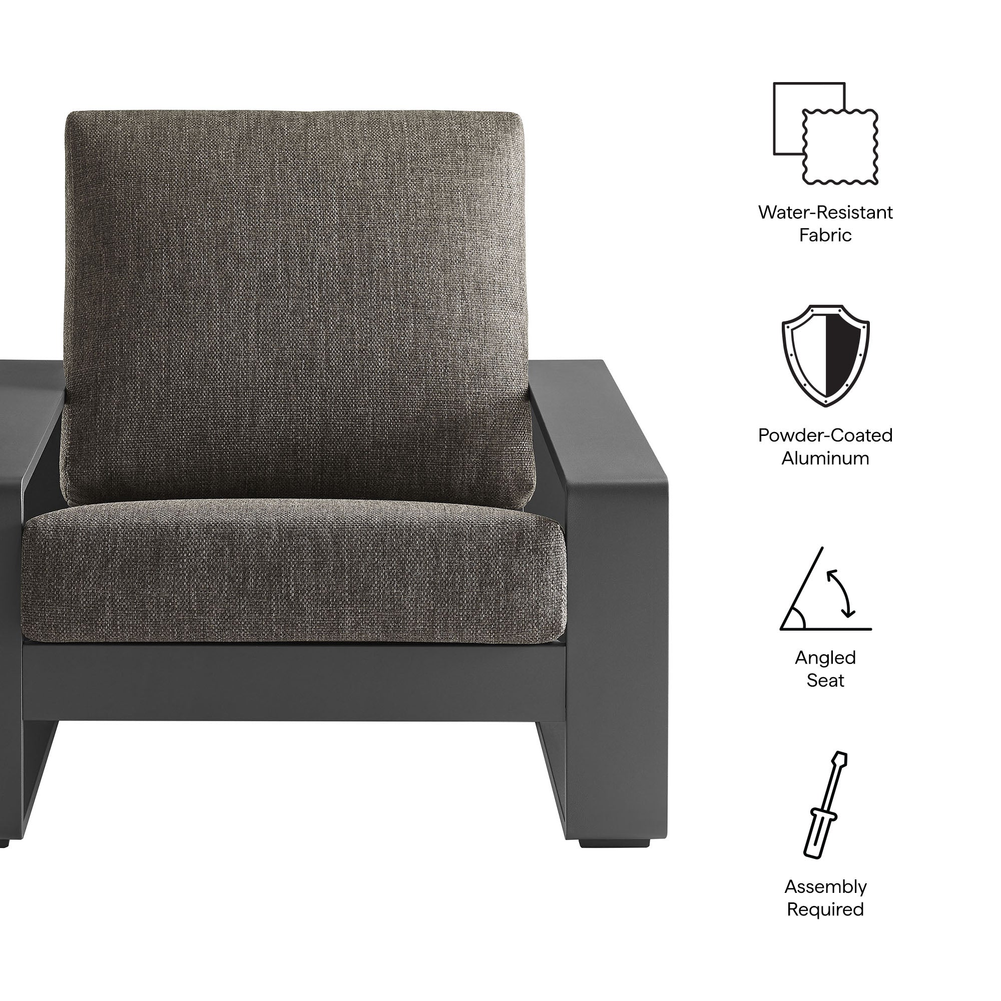 Lirienne Outdoor Patio Aluminum Armchair by Modway - Image 19