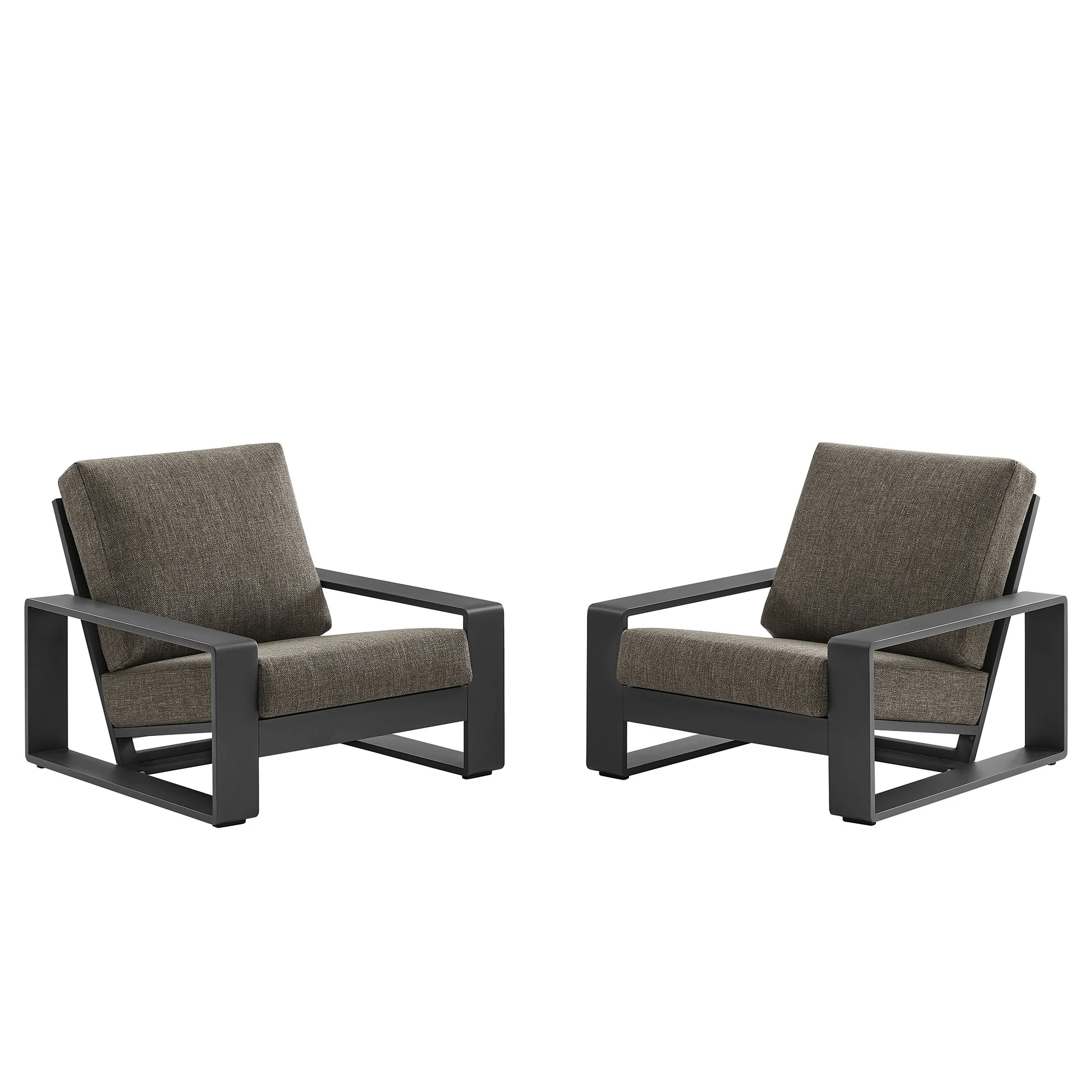 Lirienne Outdoor Patio Aluminum Faux Wood Armchairs Set of 2 by Modway - Image 20