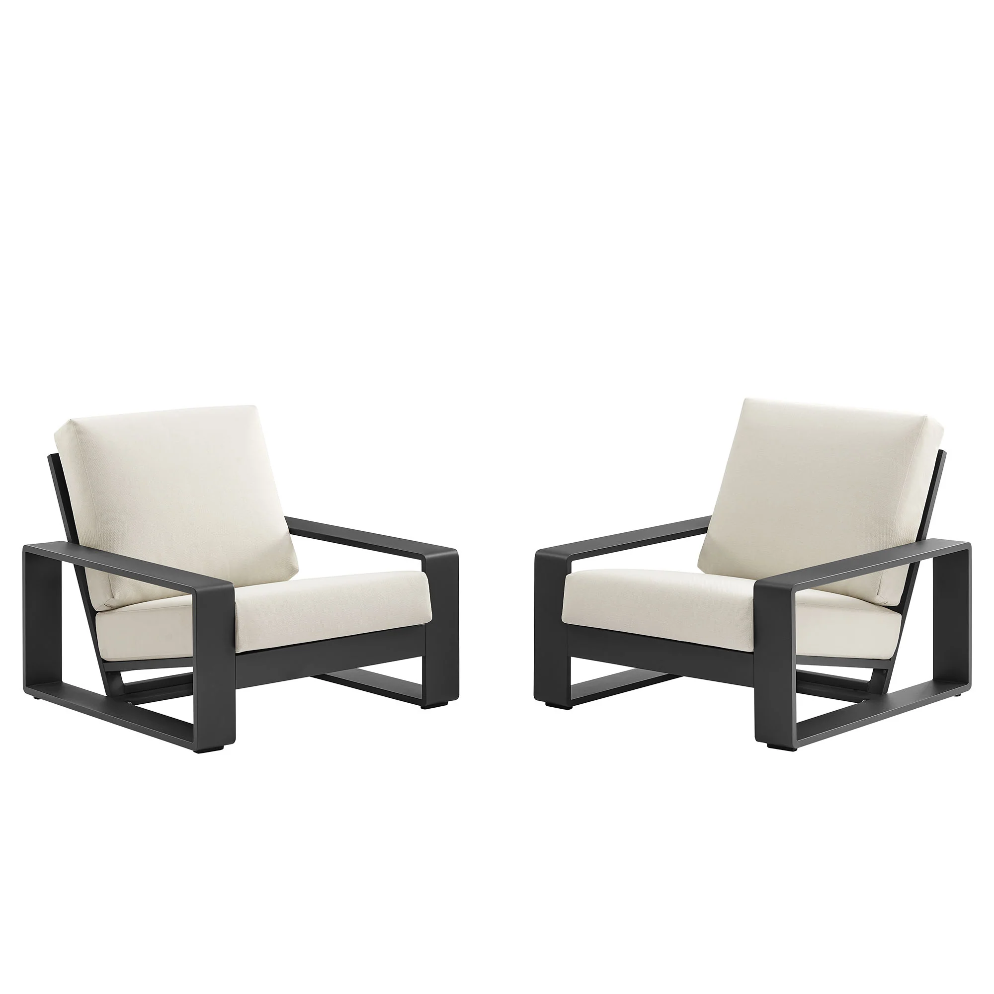 Lirienne Outdoor Patio Aluminum Faux Wood Armchairs Set of 2 by Modway - Image 21