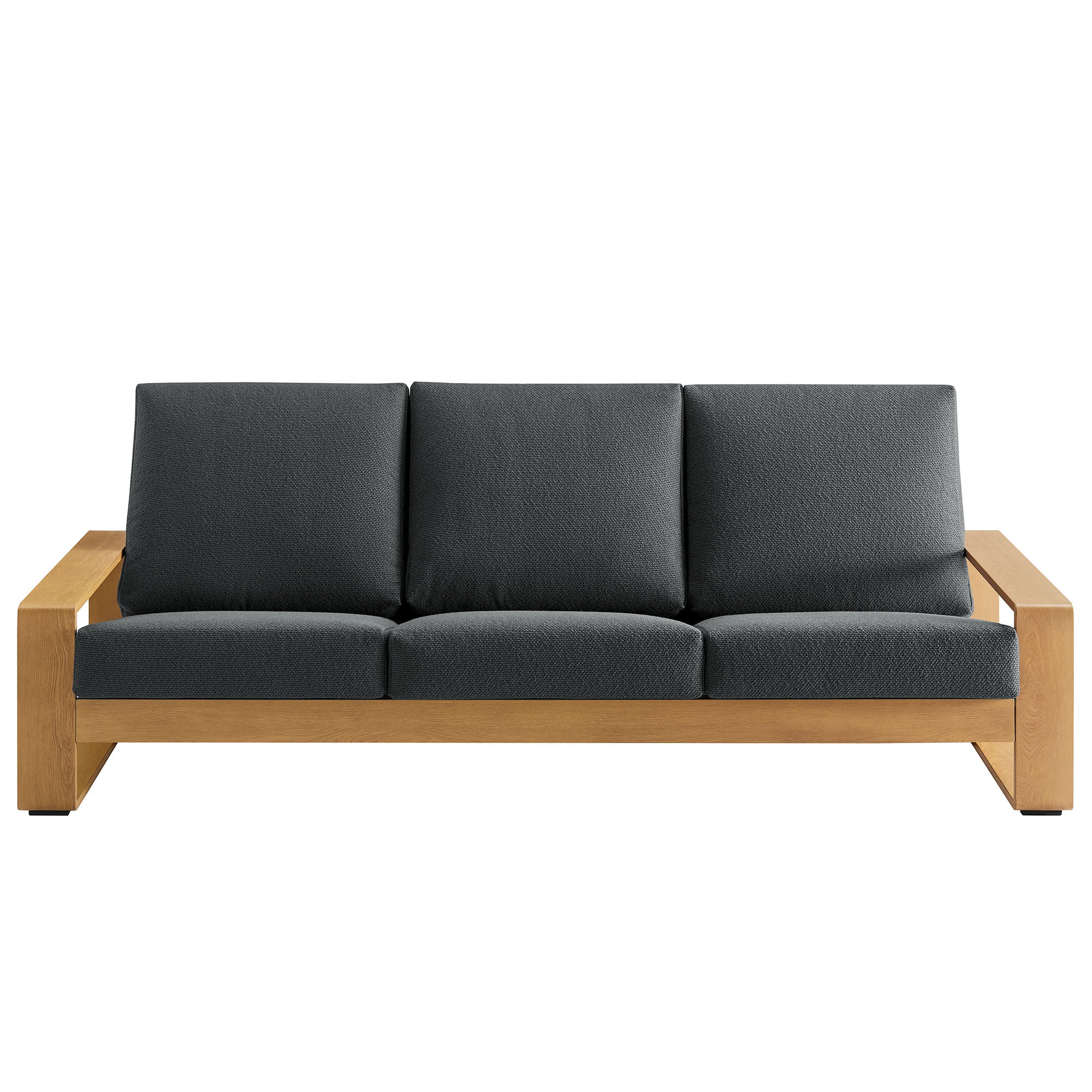 Lirienne Outdoor Patio Aluminum Faux Wood Sofa by Modway - Image 10