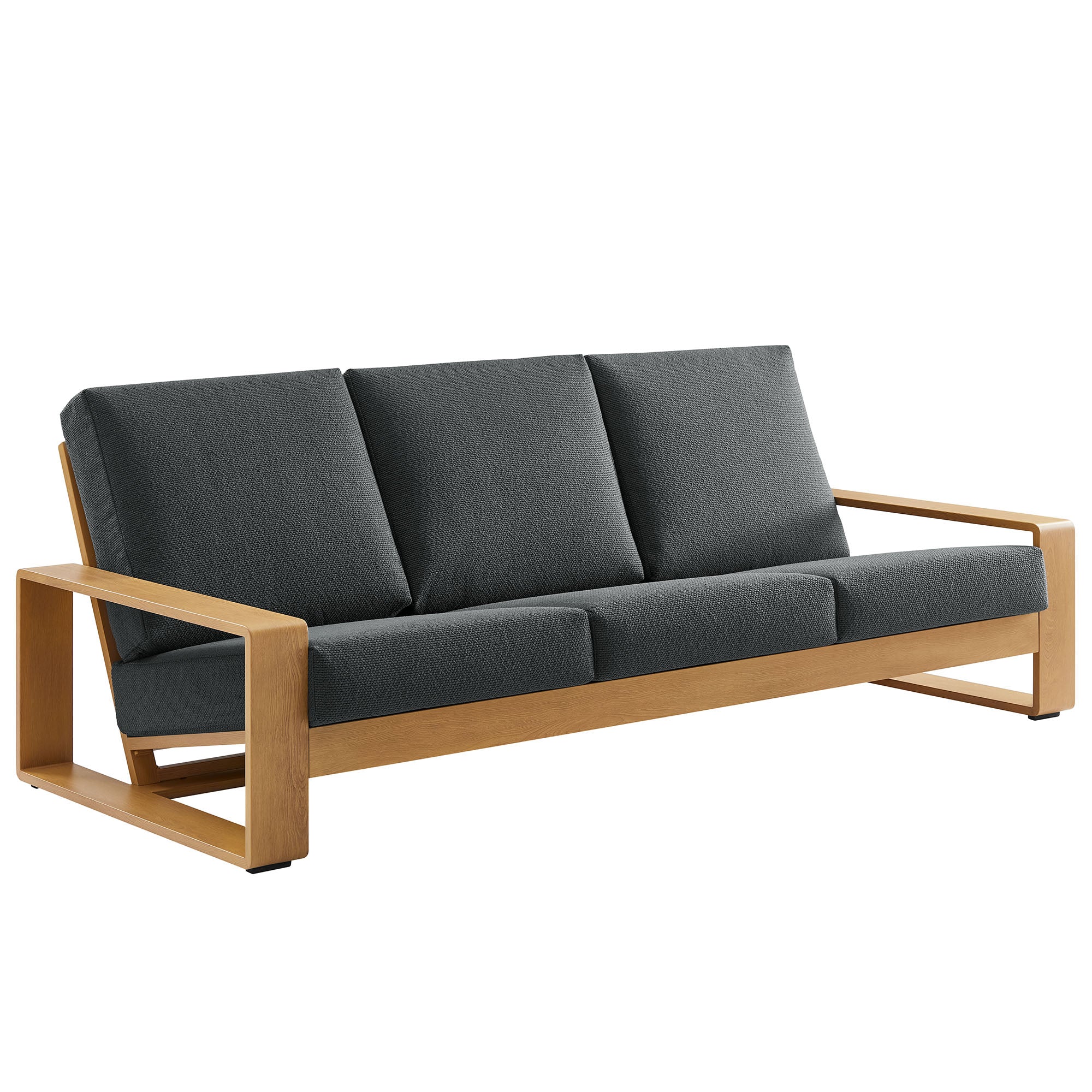 Lirienne Outdoor Patio Aluminum Faux Wood Sofa by Modway - Image 14