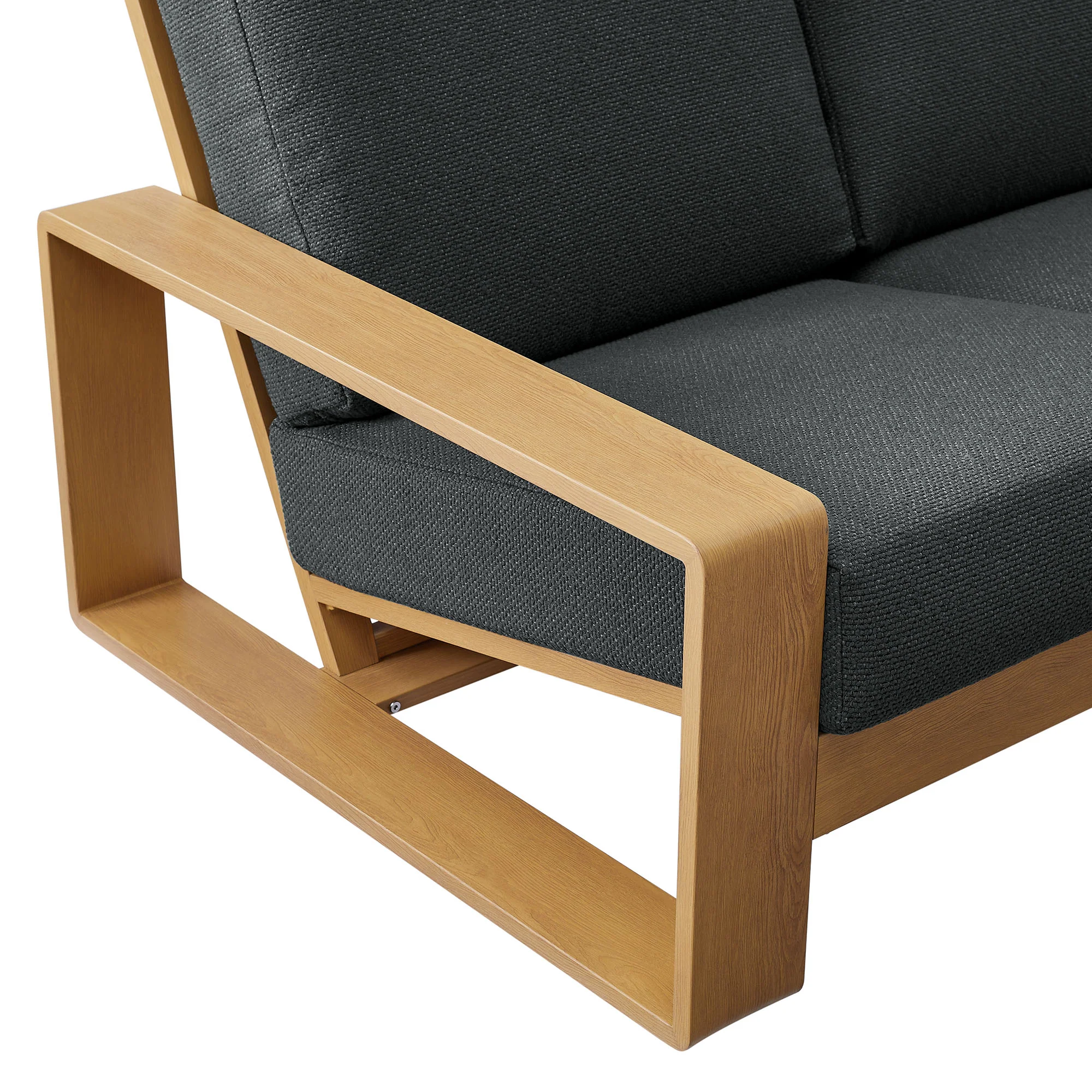 Lirienne Outdoor Patio Aluminum Faux Wood Sofa by Modway - Image 9