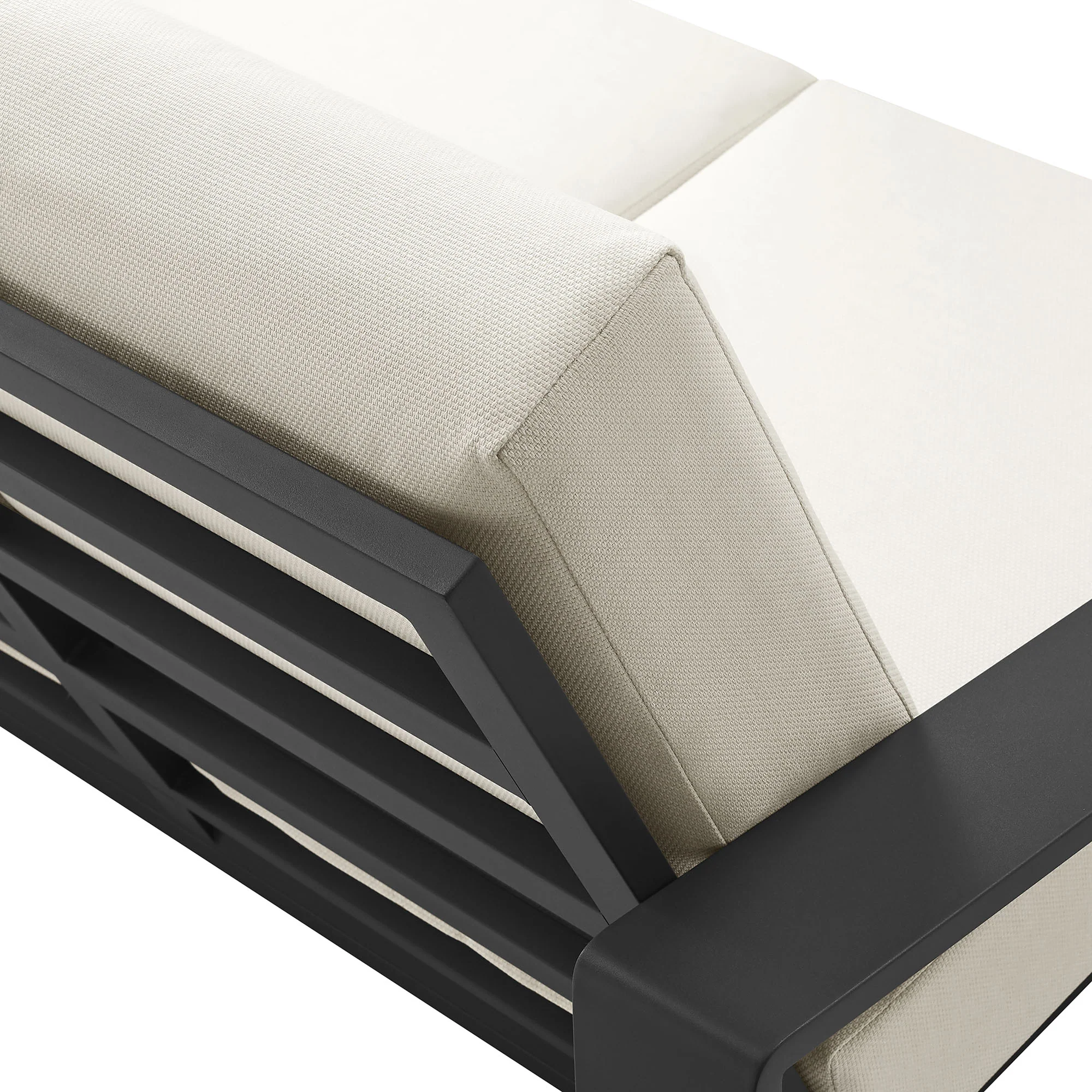 Lirienne Outdoor Patio Aluminum Loveseat by Modway - Image 7