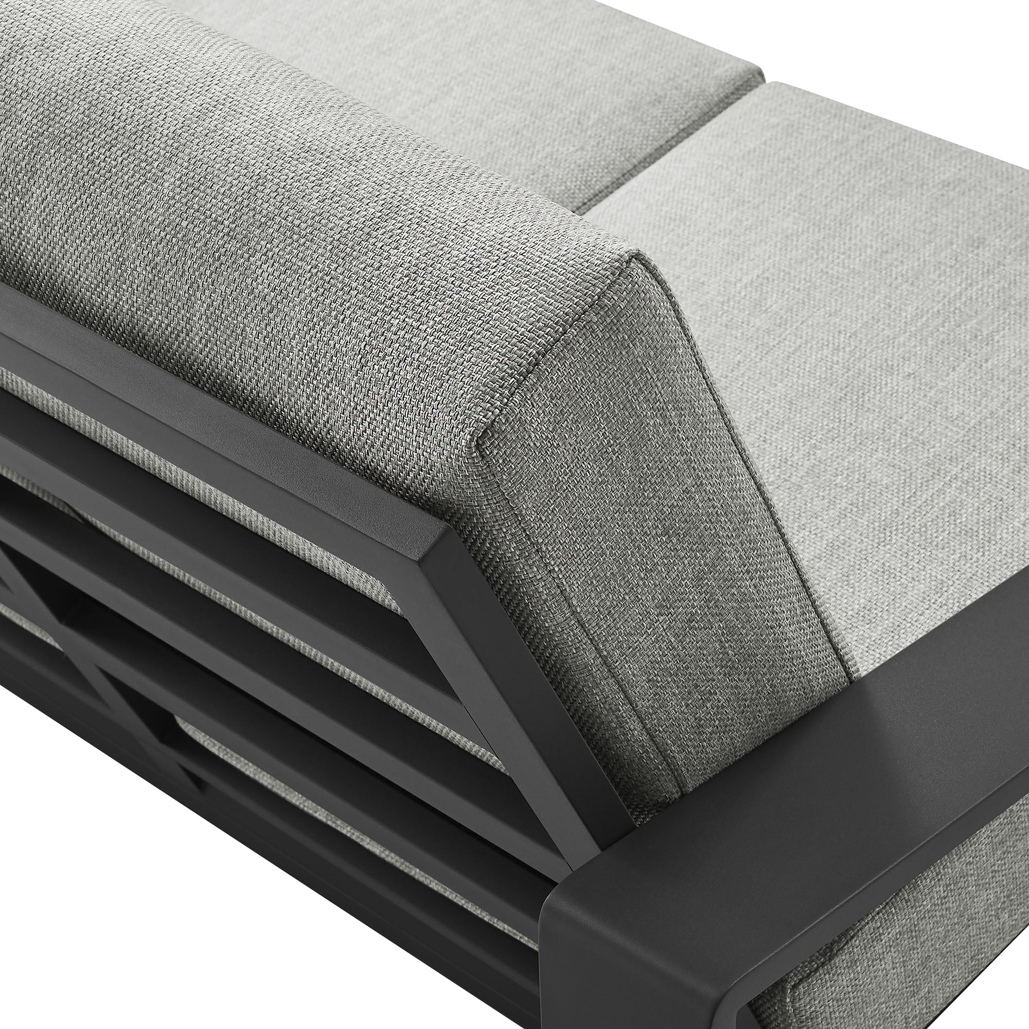 Lirienne Outdoor Patio Aluminum Loveseat by Modway - Image 8