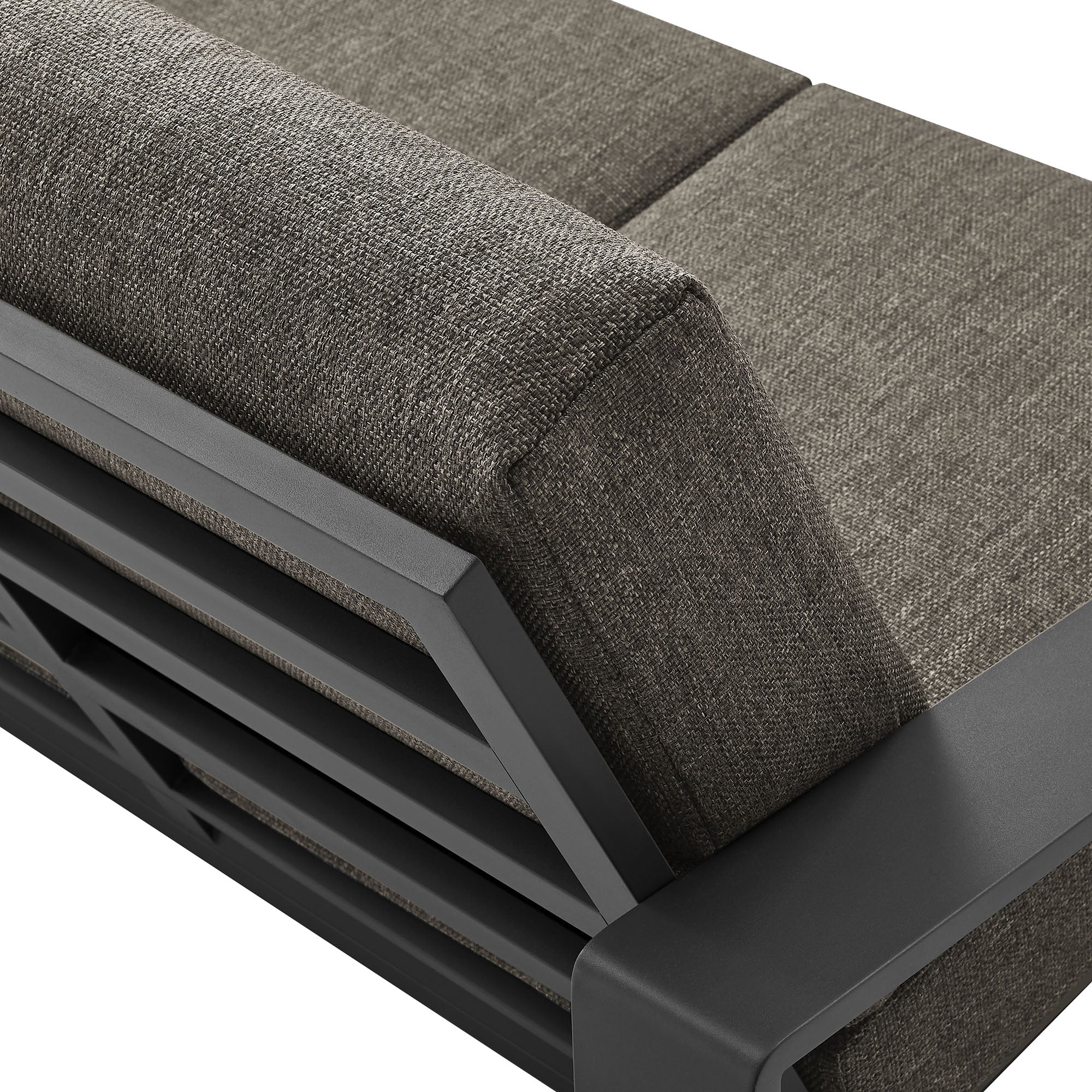 Lirienne Outdoor Patio Aluminum Loveseat by Modway - Image 9