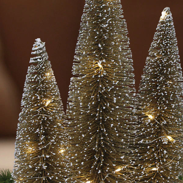 Lit Gold Tree Trio - Image 4