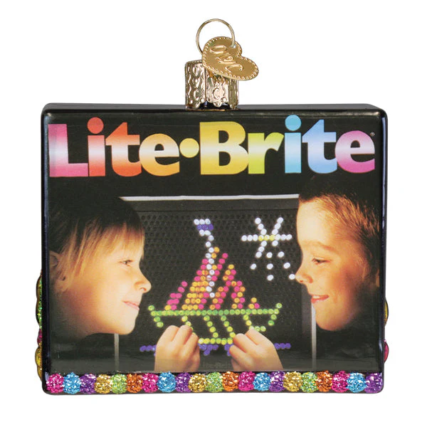 Lite Brite Box Ornament - Image 3