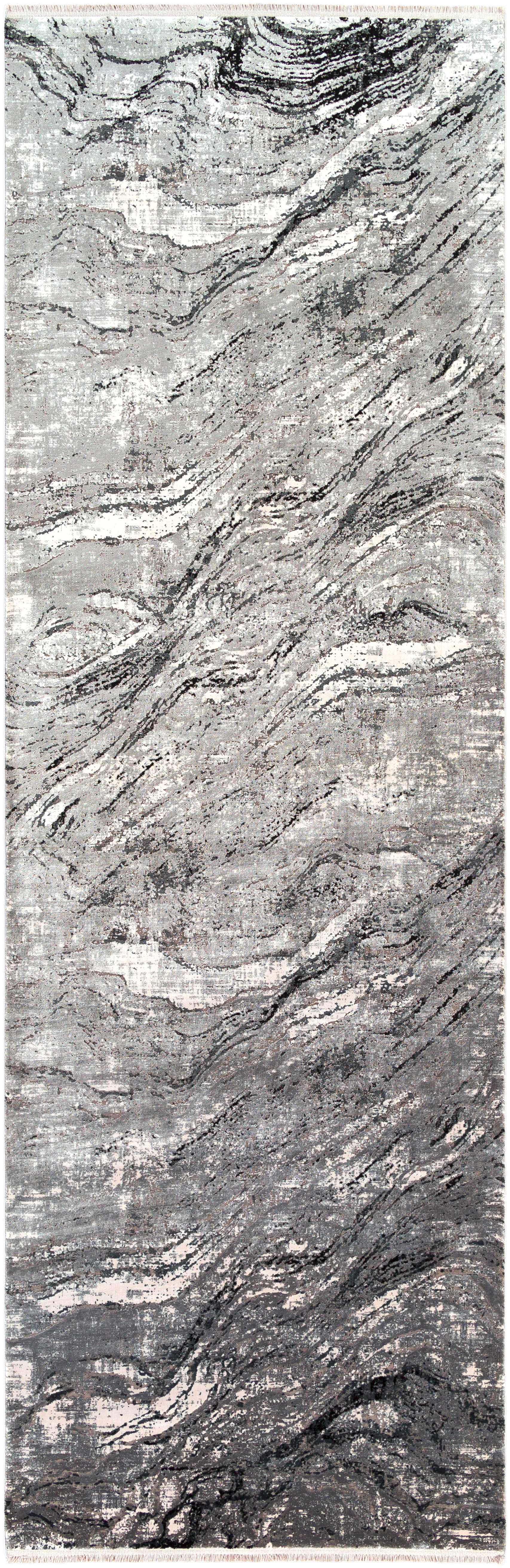 Littleport Luxury Fringed Faux Silk Rug - Clearance - Image 8