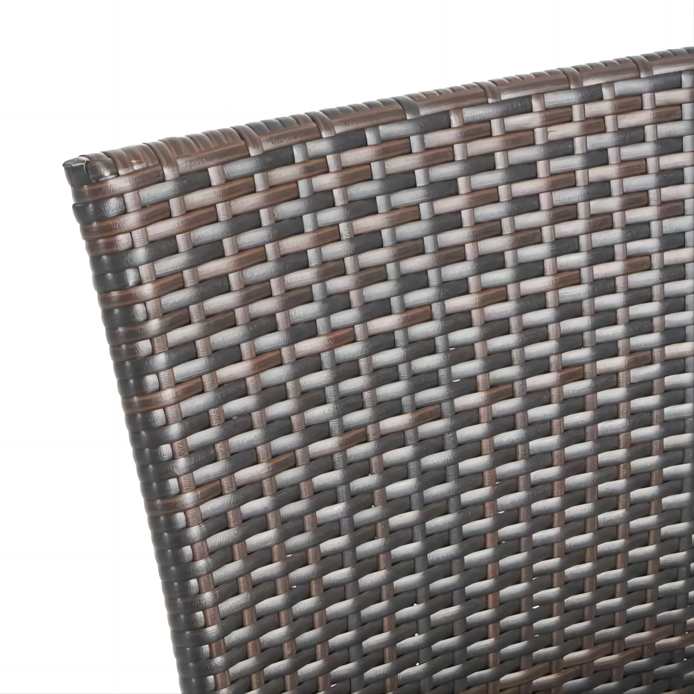 Littleton PE Wicker Stacking Chair Set of 2 - Image 9