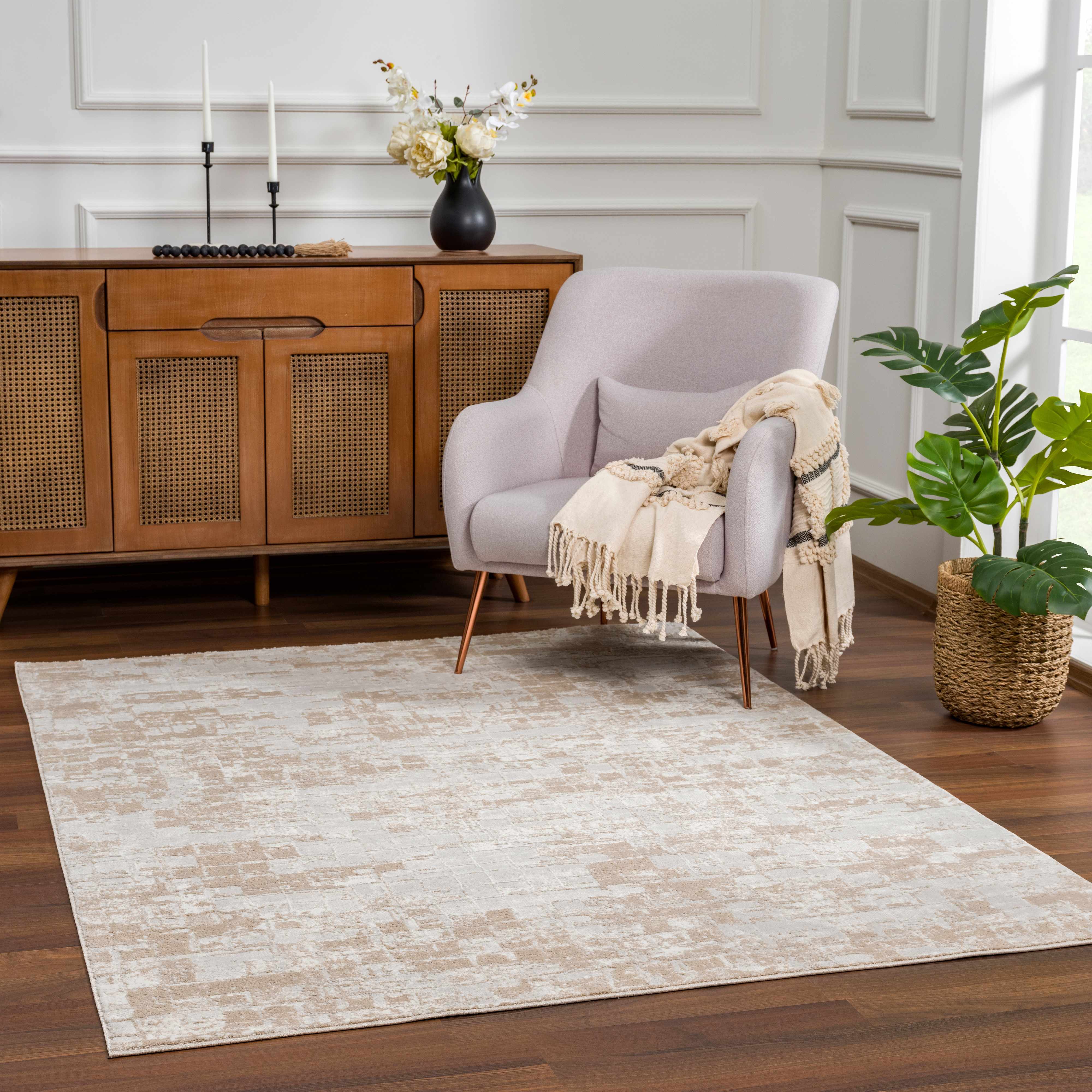 Liveri Pink Mosaic Rug - Promo - Image 3