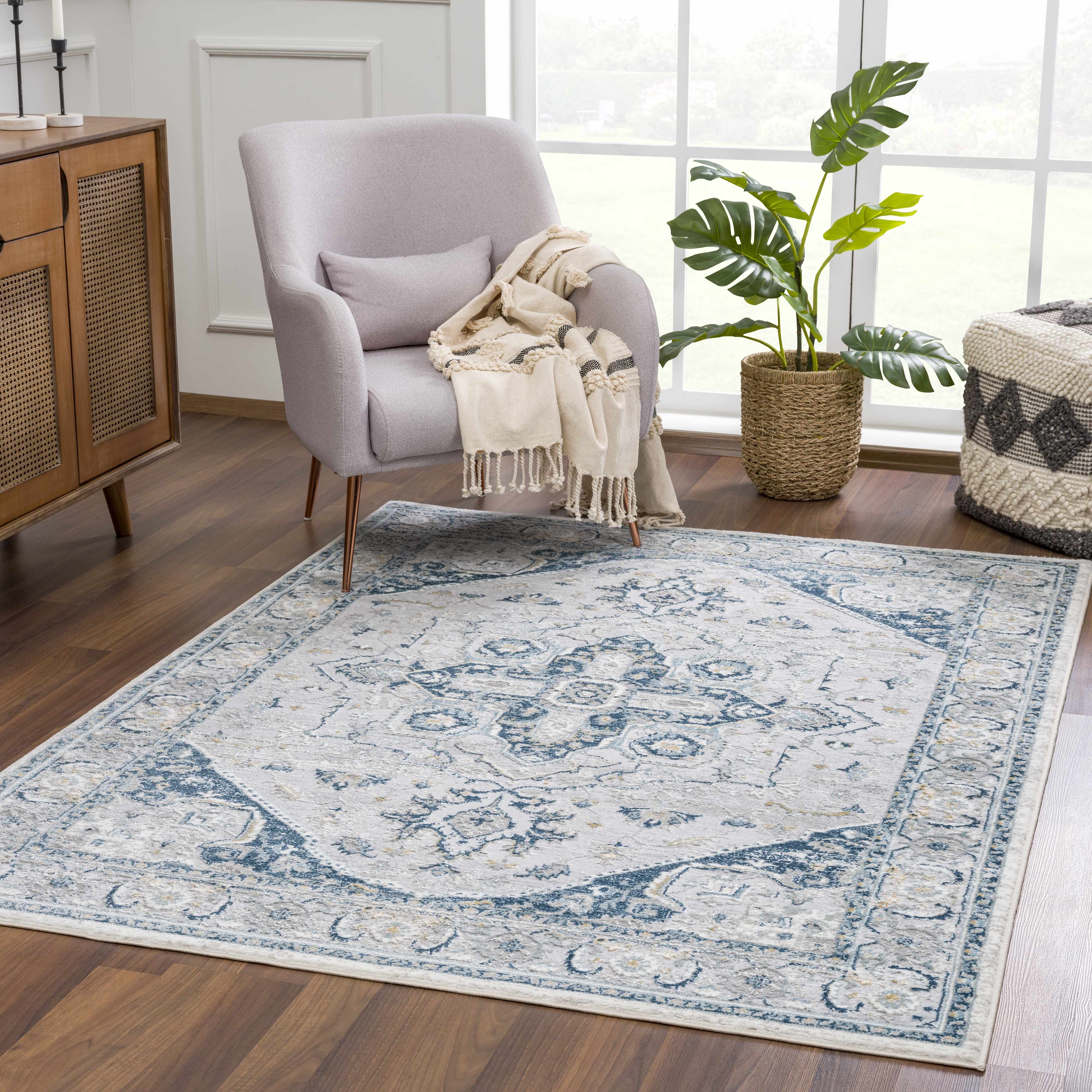 Liverpool Blue Area Rug - Clearance - Image 2