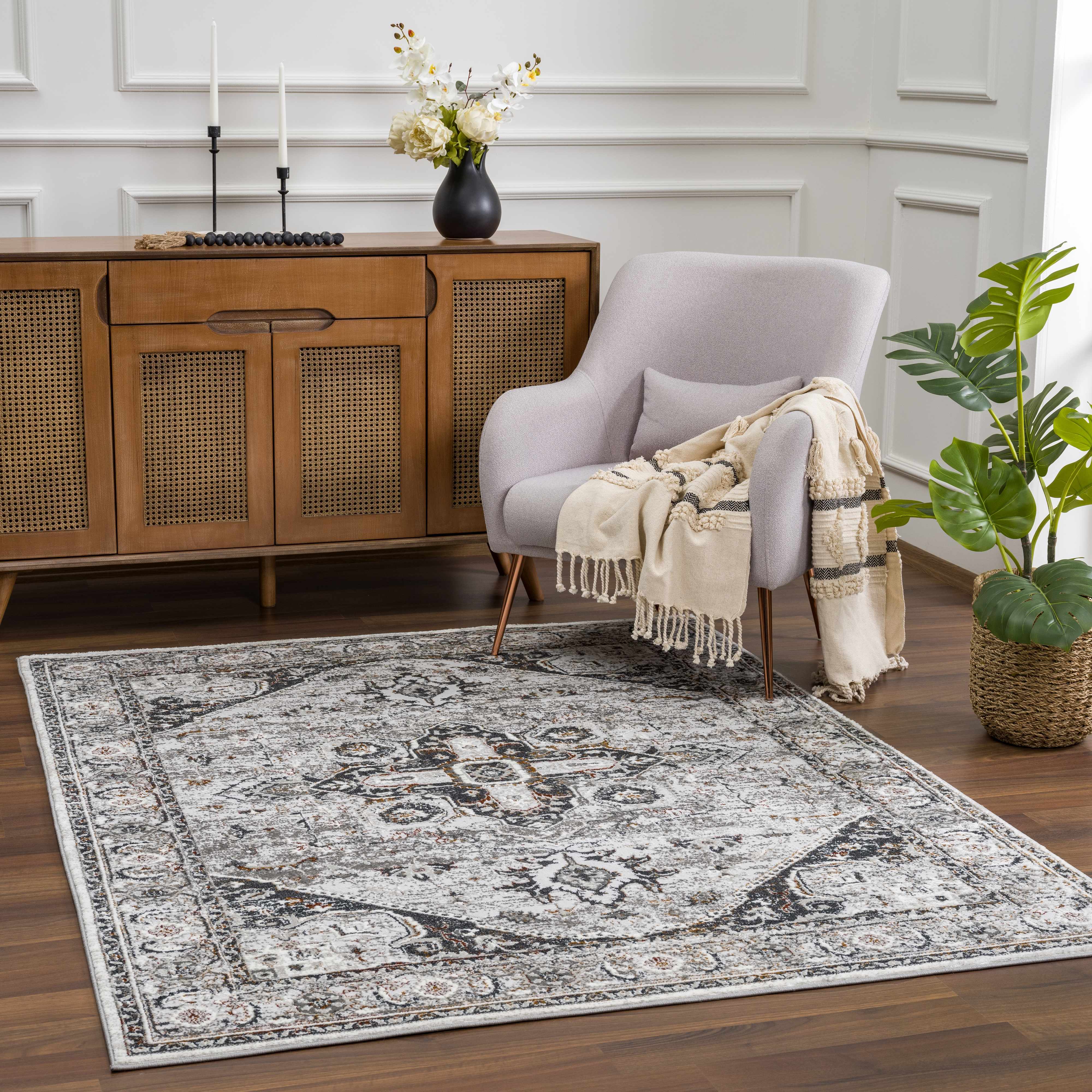Liverpool Dark Gray Area Rug - Clearance - Image 2